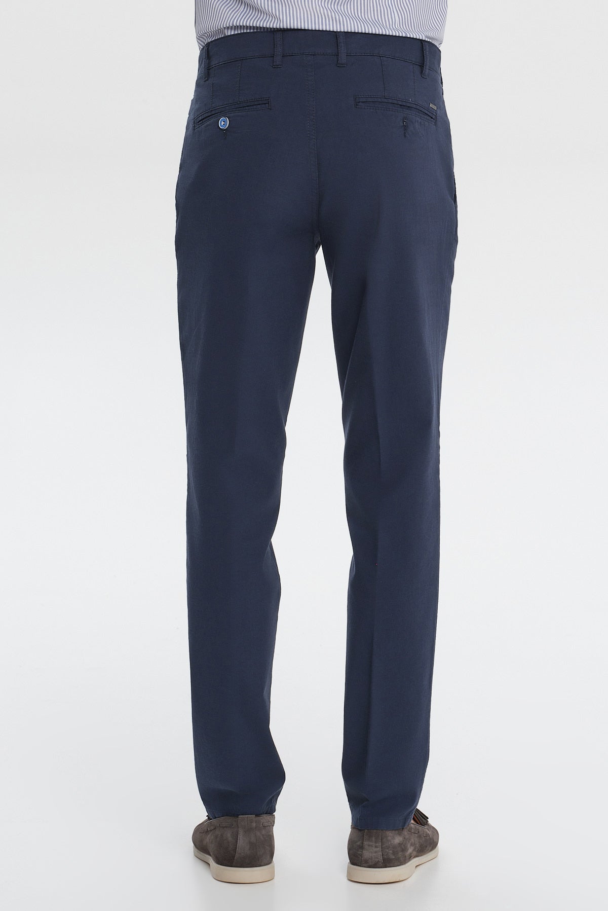 ΑΝΔΡΙΚΟ ΜΠΛΕ ΣΚΟΥΡΟ ΠΑΝΤΕΛΟΝΙ CHINOS BRUHL REGULAR FIT