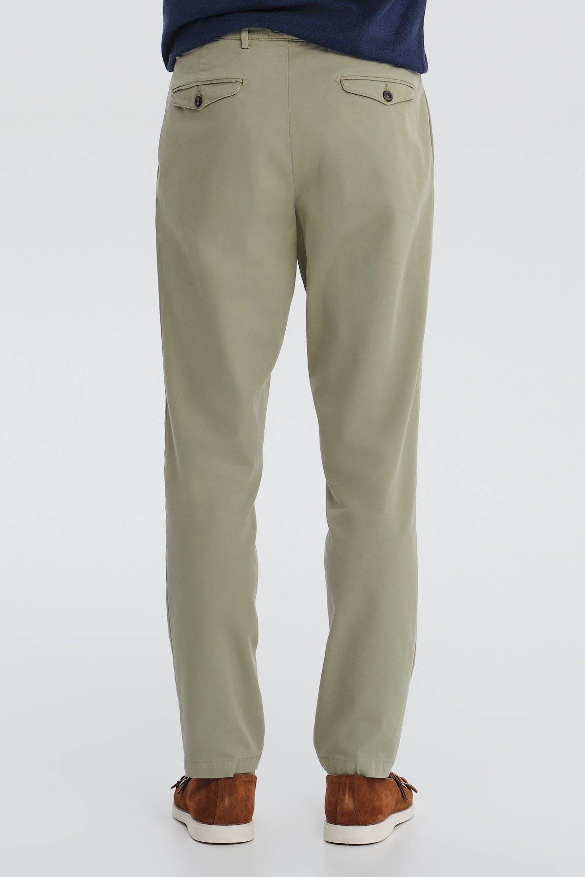 ΑΝΔΡΙΚΟ ΠΡΑΣΙΝΟ ΠΑΝΤΕΛΟΝΙ CHINOS REGULAR FIT PORTOBELLO'S ΜΕ ΔΥΟ ΠΙΕΤΕΣ