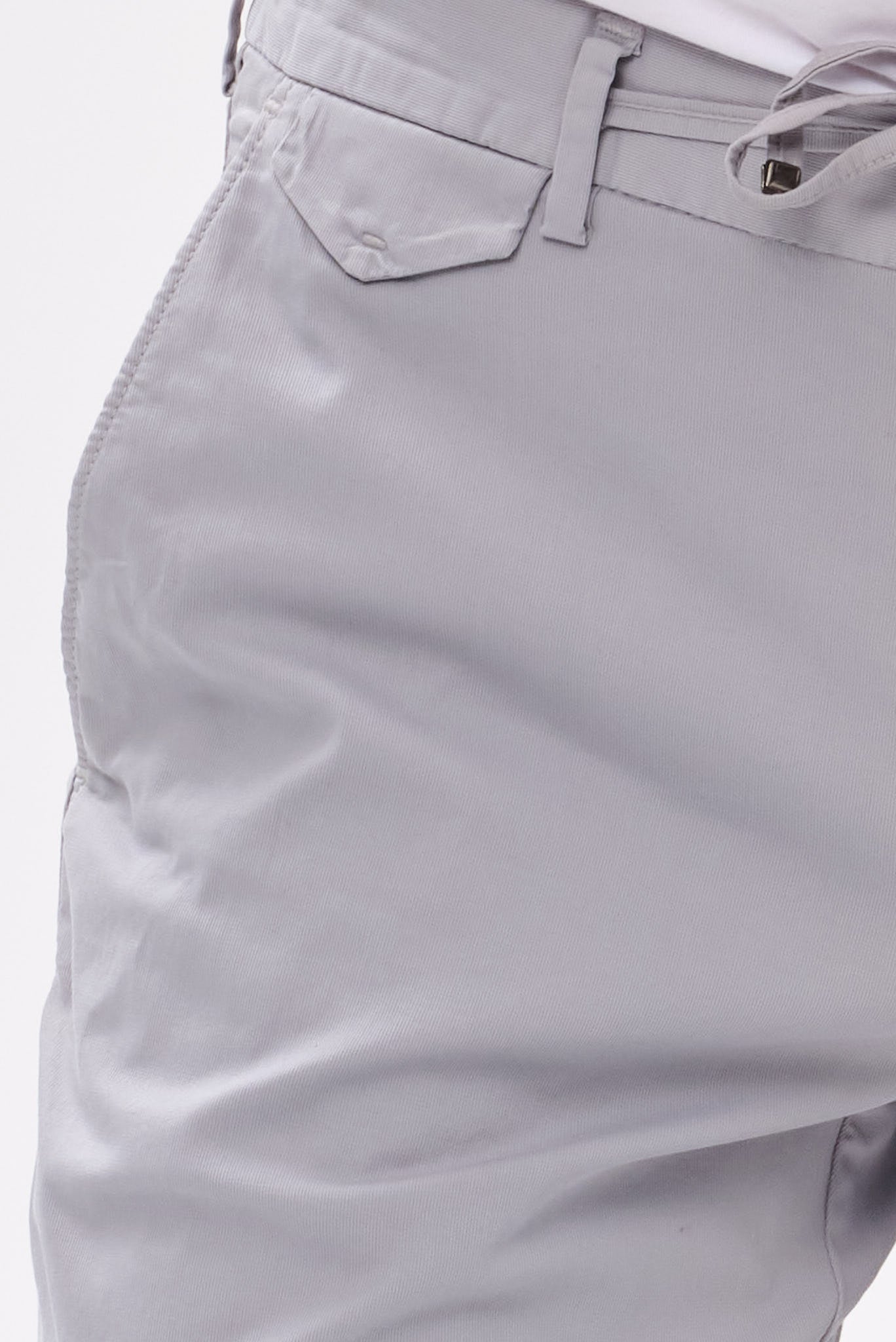 ΑΝΔΡΙΚΟ ΓΚΡΙ ΑΝΟΙΧΤΟ ΠΑΝΤΕΛΟΝΙ CHINO PORTOBELLO'S REGULAR FIT ΜΕ ΚΟΡΔΟΝΙ-ΛΑΣΤΙΧΟ