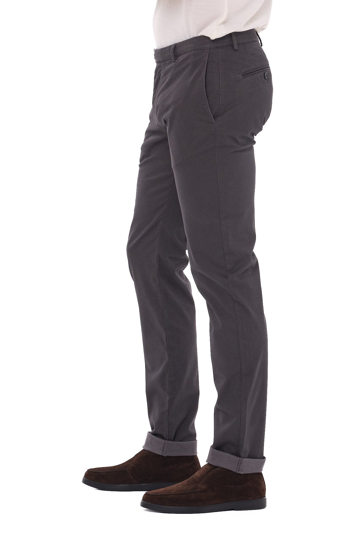 ΑΝΔΡΙΚΟ ΣΚΟΥΡΟ ΓΚΡΙ CHINOS ΠΑΝΤΕΛΟΝΙ BUGATTI REGULAR FIT