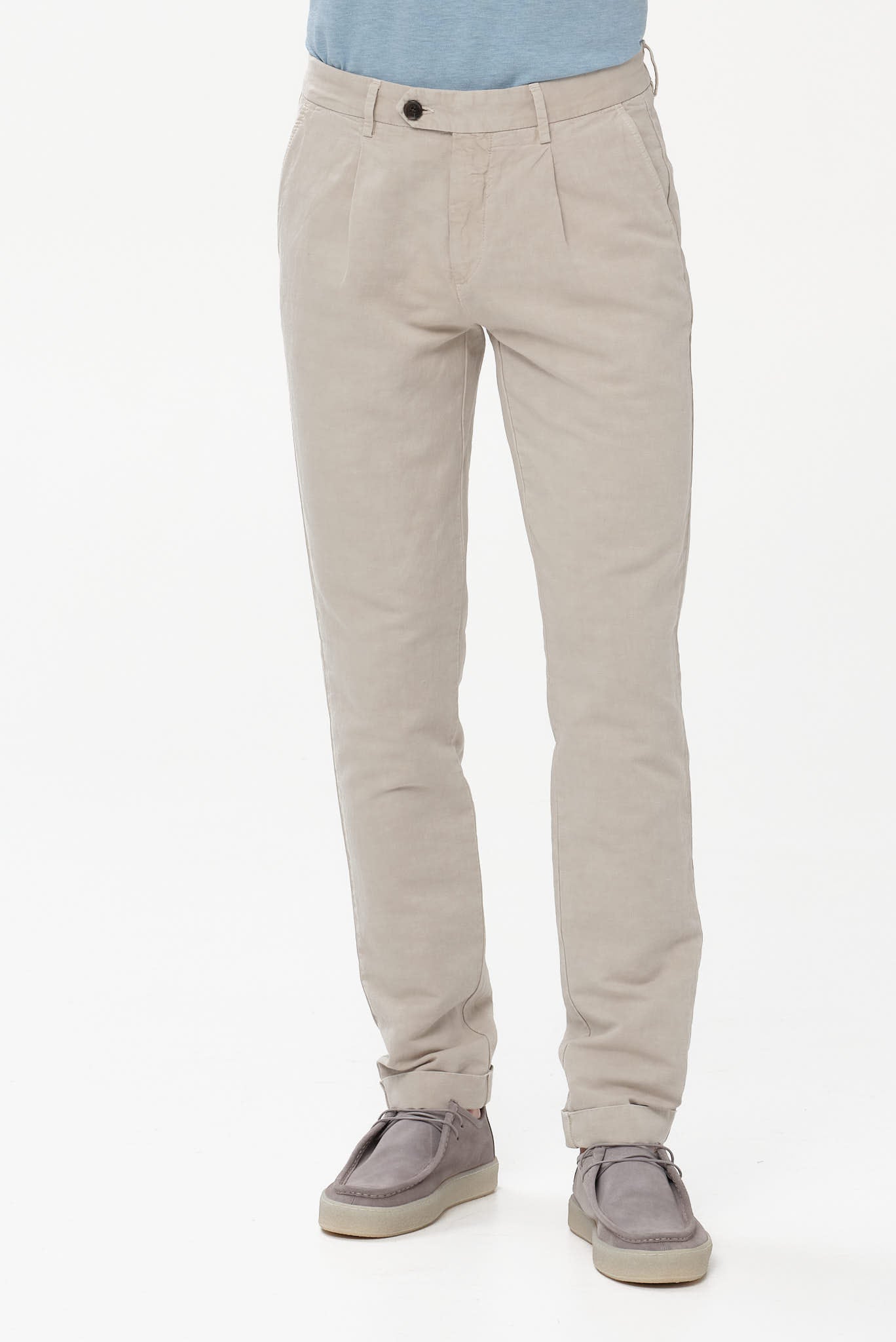 ΑΝΔΡΙΚΟ ΜΠΕΖ ΑΝΟΙΧΤΟ ΠΑΝΤΕΛΟΝΙ CHINOS PORTOBELLO΄S ME ΠΙΕΤΑ REGULAR FIT