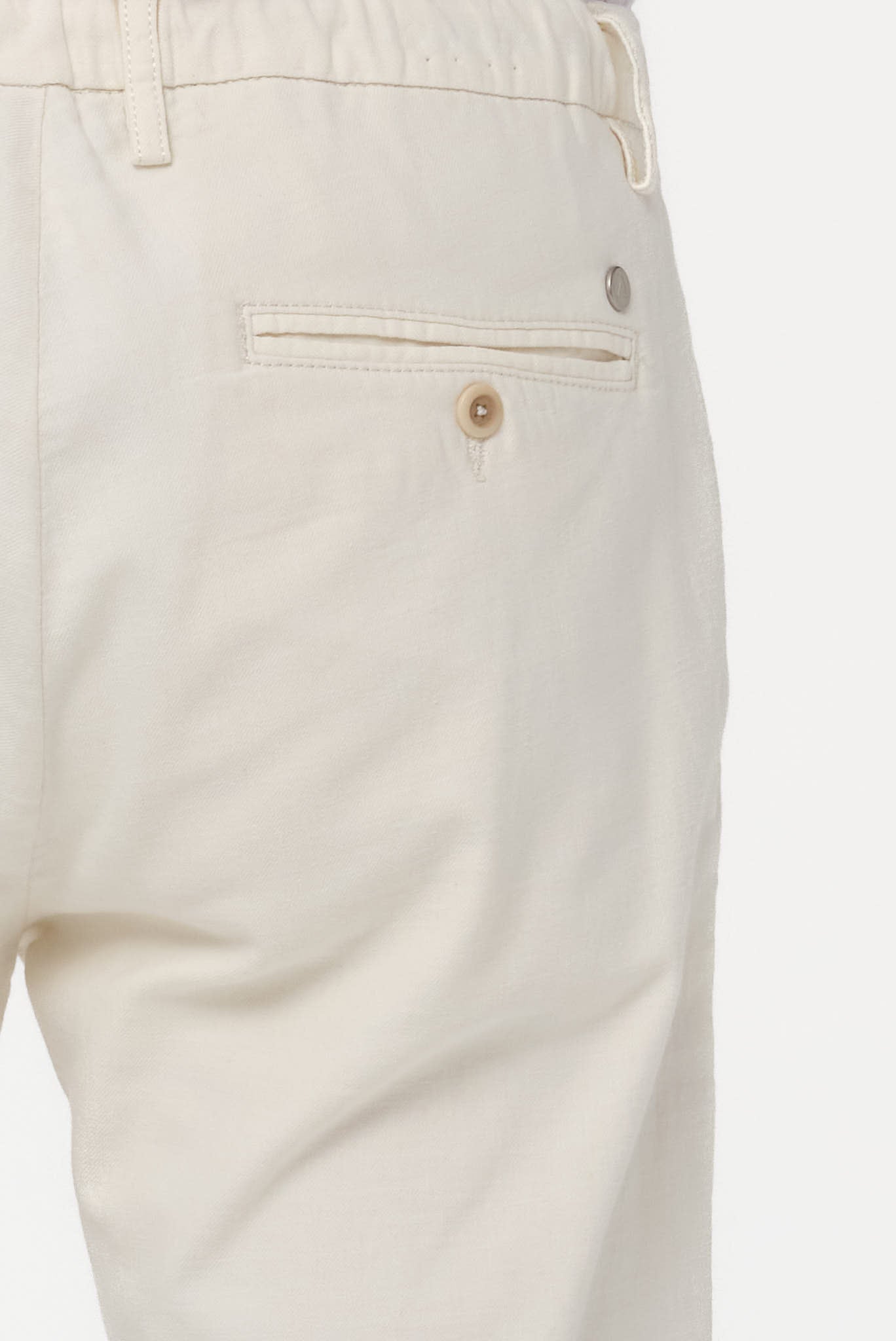 ΑΝΔΡΙΚΟ ΕΚΡΟΥ ΠΑΝΤΕΛΟΝΙ PORTOBELLO'S SLIM FIT ΜΕ ΚΟΡΔΟΝΙ-ΛΑΣΤΙΧΟ