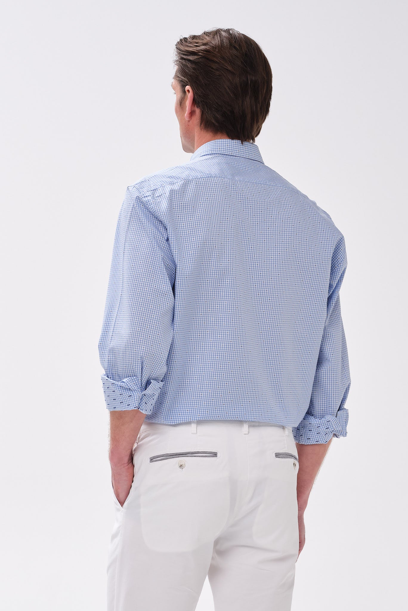 ΑΝΔΡΙΚΟ ΣΙΕΛ ΠΤΙ ΚΑΡΟ ΠΟΥΚΑΜΙΣΟ PORTOBELLO'S ΜΕ BUTTON DOWN ΓΙΑΚΑ REGULAR FIT