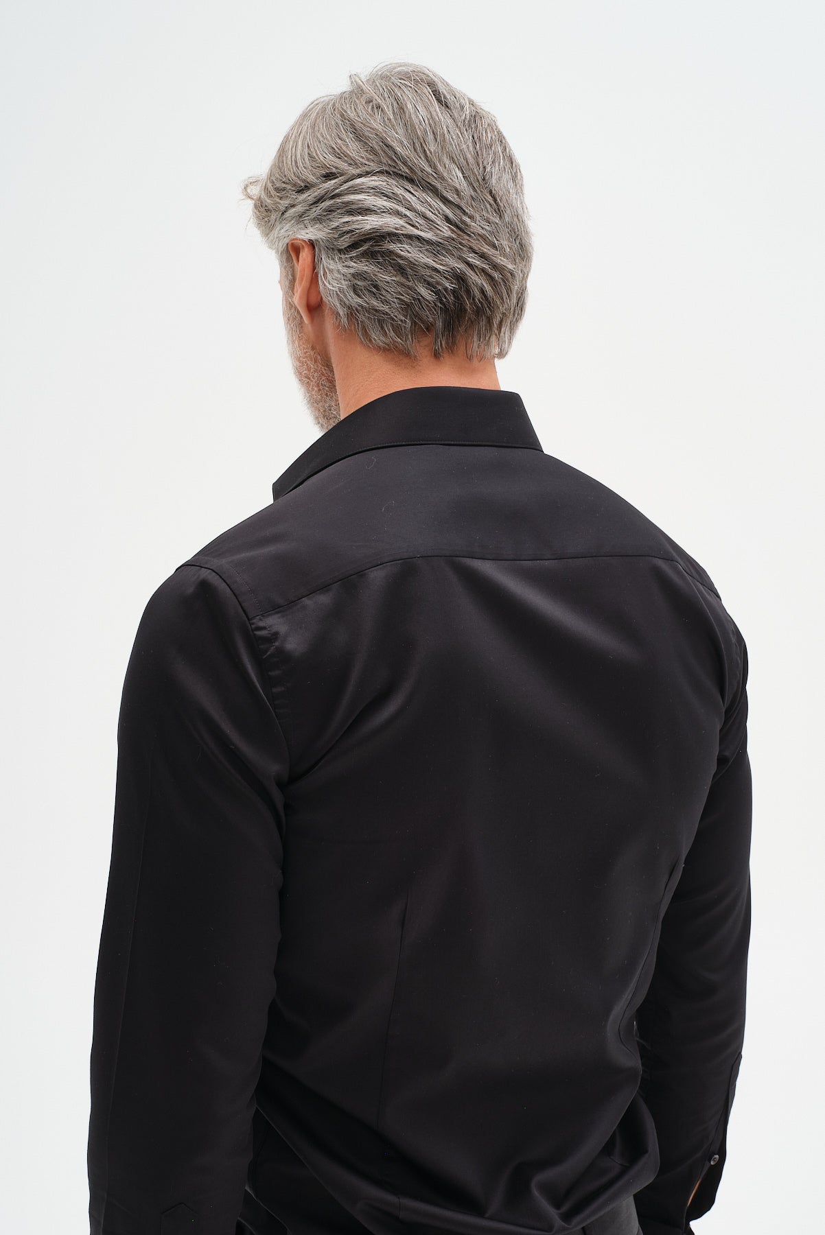 ΑΝΔΡΙΚΟ ΜΑΥΡΟ ΠΟΥΚΑΜΙΣΟ PORTOBELLO'S ΜΕ REX ΓΙΑΚΑ ΚΑΙ ΔΙΠΛΗ ΜΑΝΣΕΤΑ