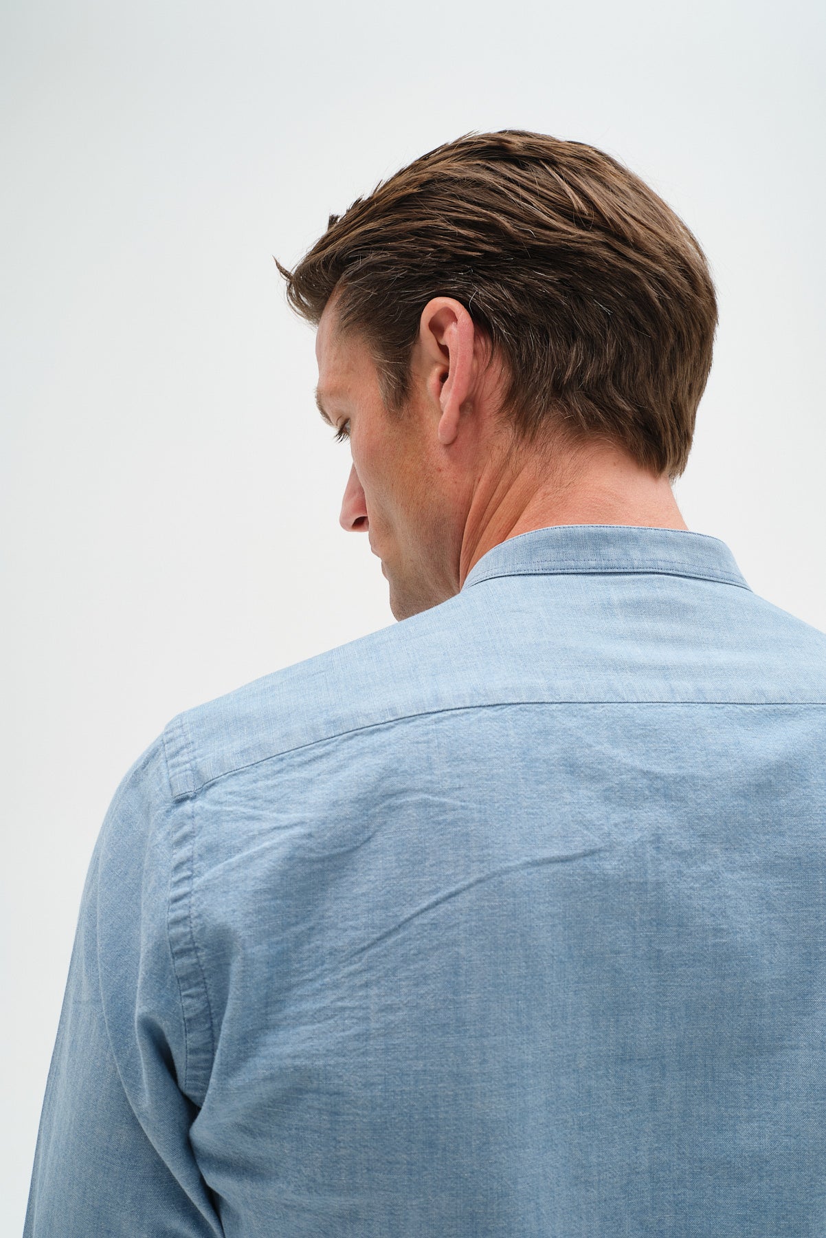 ΑΝΔΡΙΚΟ ΤΖΙΝ ΠΟΥΚΑΜΙΣΟ PORTOBELLO'S ΜΕ ΜΑΟ ΓΙΑΚΑ MODERN FIT