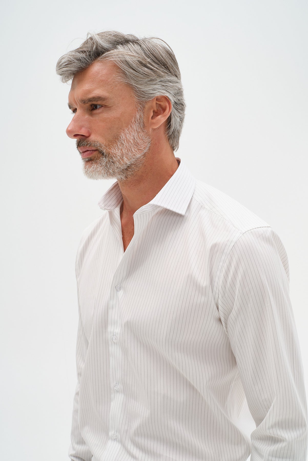 ΑΝΔΡΙΚΟ ΡΙΓΕ ΕΚΡΟΥ ΠΟΥΚΑΜΙΣΟ PORTOBELLO'S ΜΕ REX ΓΙΑΚΑ REGULAR FIT