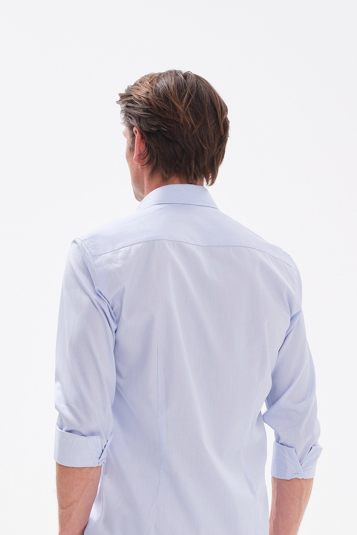 ΑΝΔΡΙΚΟ ΣΙΕΛ ΠΟΥΚΑΜΙΣΟ PORTOBELLO'S SLIM FIT ΜΕ REX ΓΙΑΚΑ