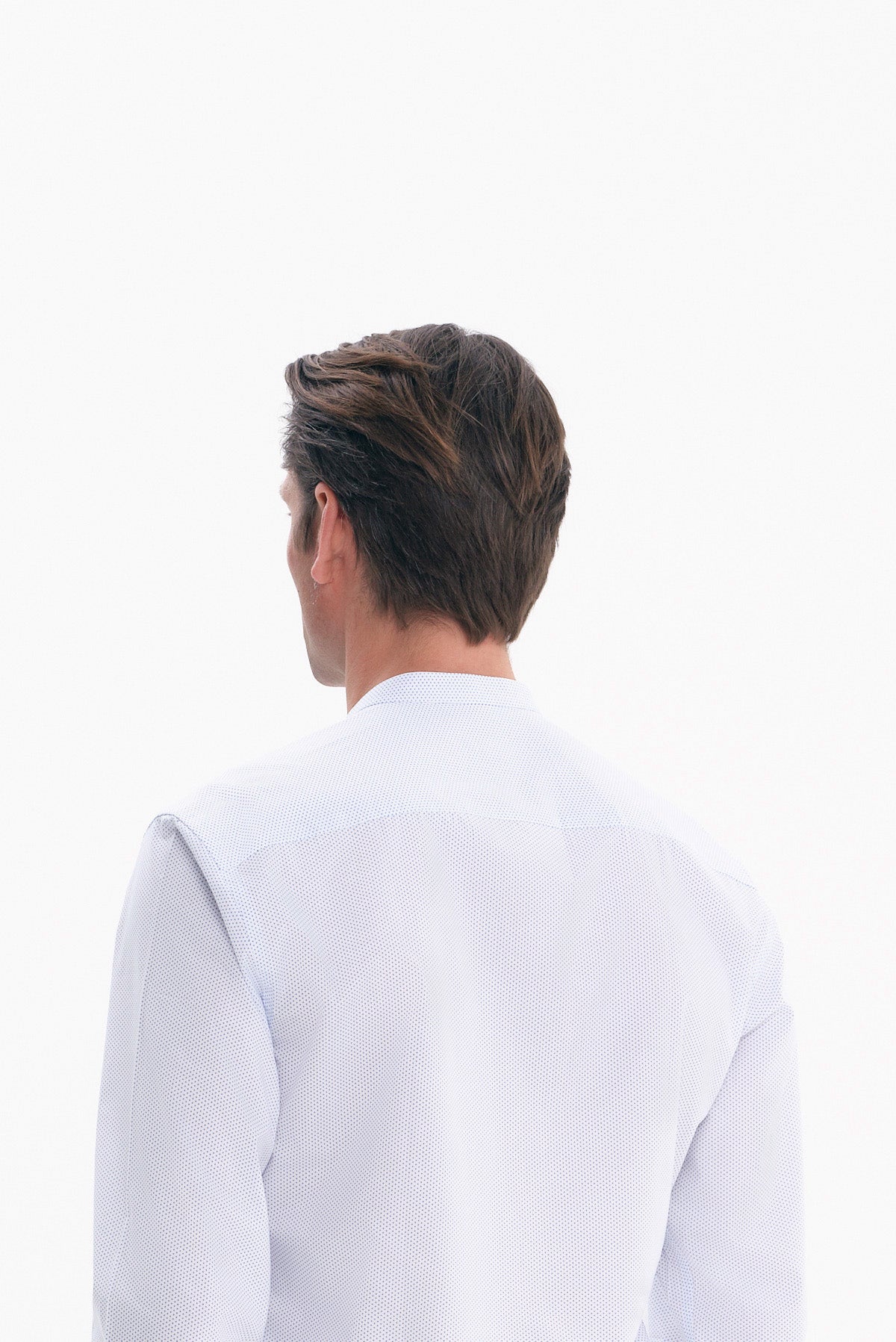 ΑΝΔΡΙΚΟ ΣΙΕΛ ΠΟΥΚΑΜΙΣΟ SLIM FIT PORTOBELLO'S ΜΕ ΜΑΟ ΓΙΑΚΑ