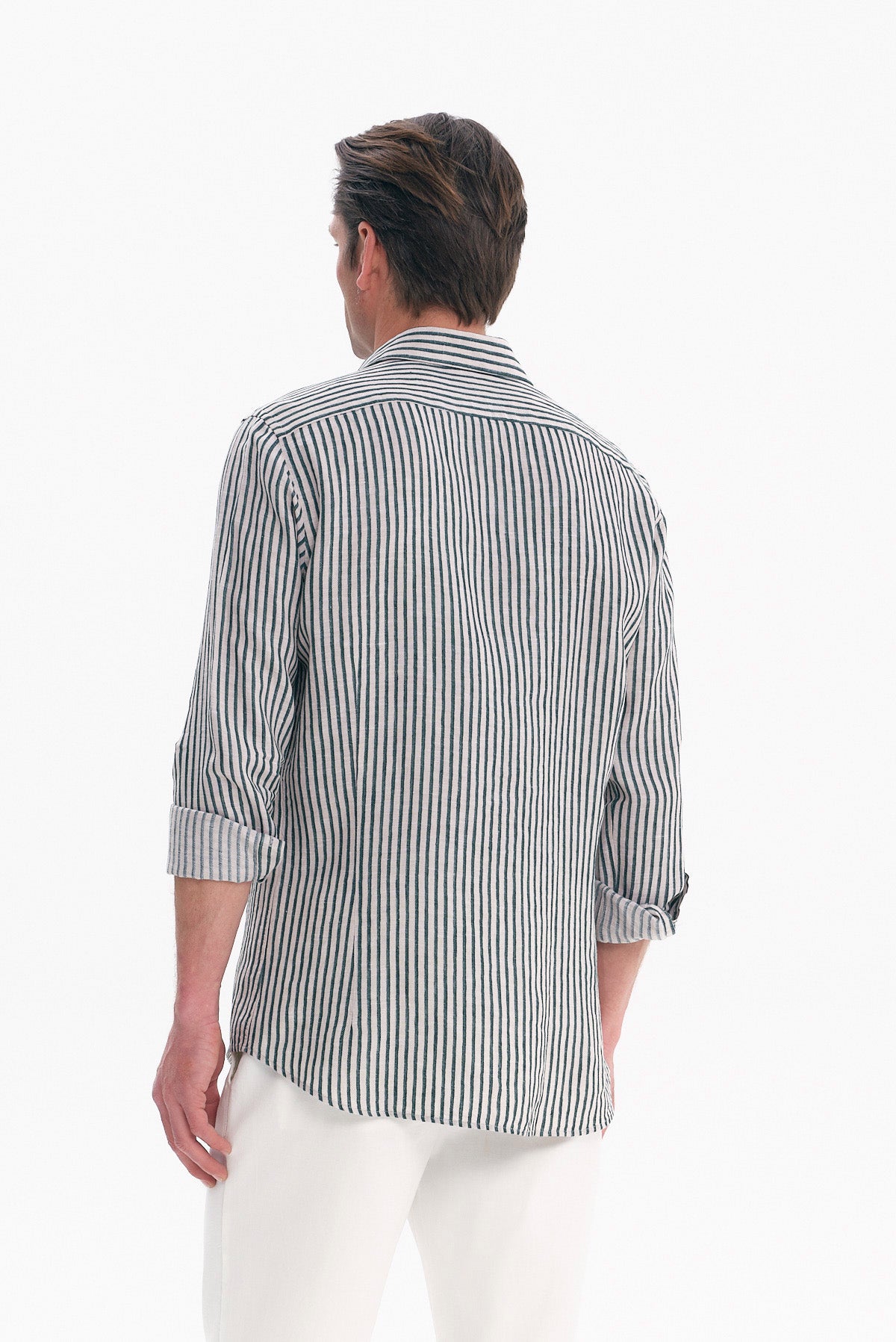 ΑΝΔΡΙΚΟ ΛΑΔΙ ΛΙΝΟ ΡΙΓΕ ΠΟΥΚΑΜΙΣΟ MODERN FIT PORTOBELLO'S ΜΕ REX ΓΙΑΚΑ