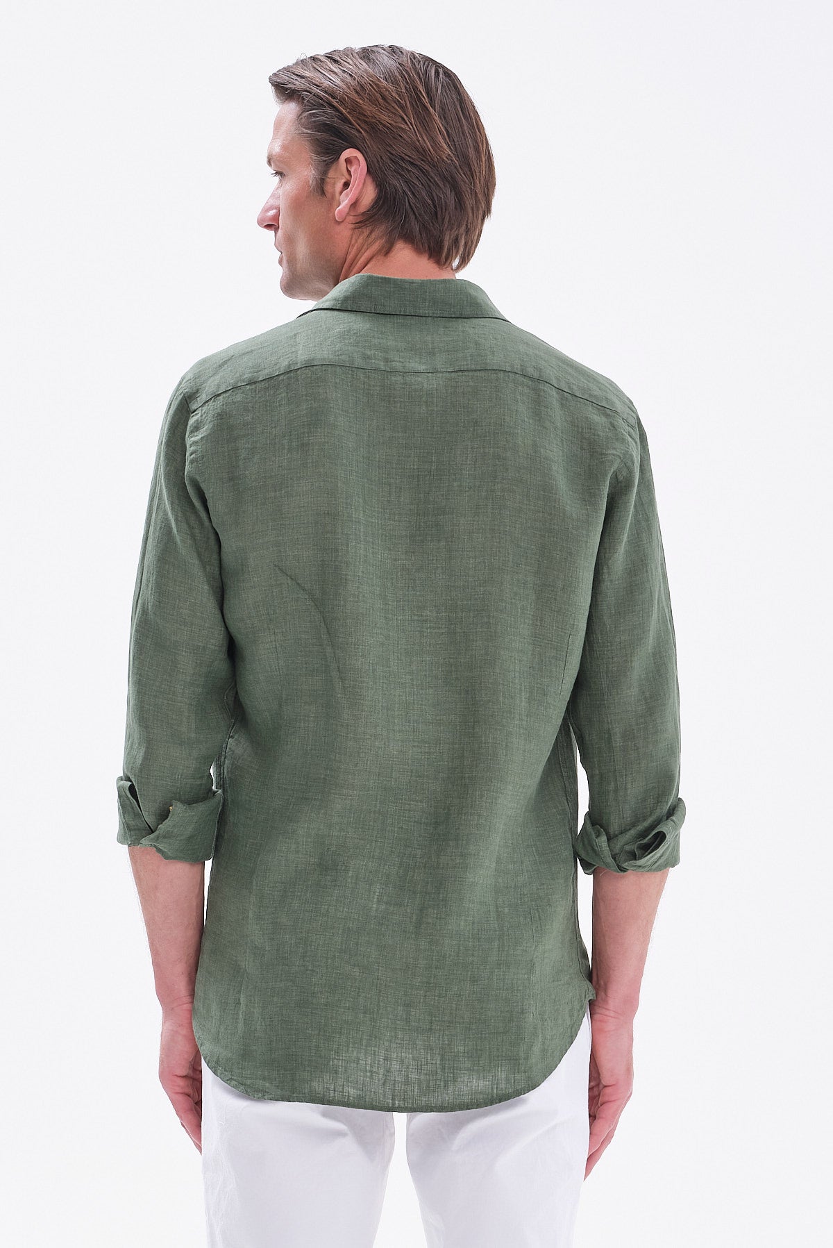 ΑΝΔΡΙΚΟ ΛΑΔΙ ΛΙΝΟ ΠΟΥΚΑΜΙΣΟ PORTOBELLO'S MODERN FIT ΜΕ REX ΓΙΑΚΑ