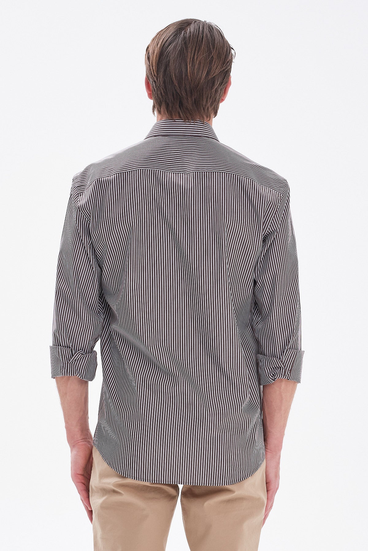 ΑΝΔΡΙΚΟ ΚΑΦΕ ΡΙΓΕ ΠΟΥΚΑΜΙΣΟ PORTOBELLO'S REGULAR FIT ΜΕ REX ΓΙΑΚΑ