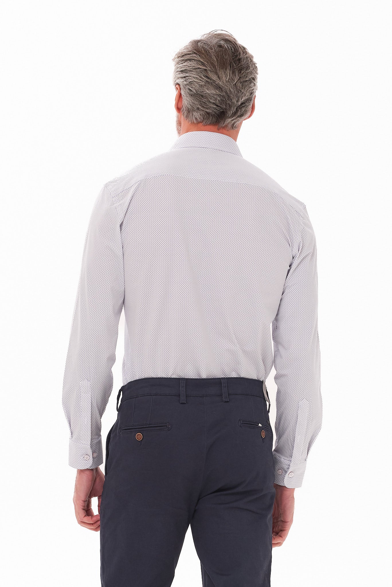 ΑΝΔΡΙΚΟ ΣΙΕΛ ΠΟΥΚΑΜΙΣΟ PORTOBELLO'S ΜΕ REX-STAR ΓΙΑΚΑ ΜΕ ΜΙΚΡΟΣΧΕΔΙΟ REGULAR FIT