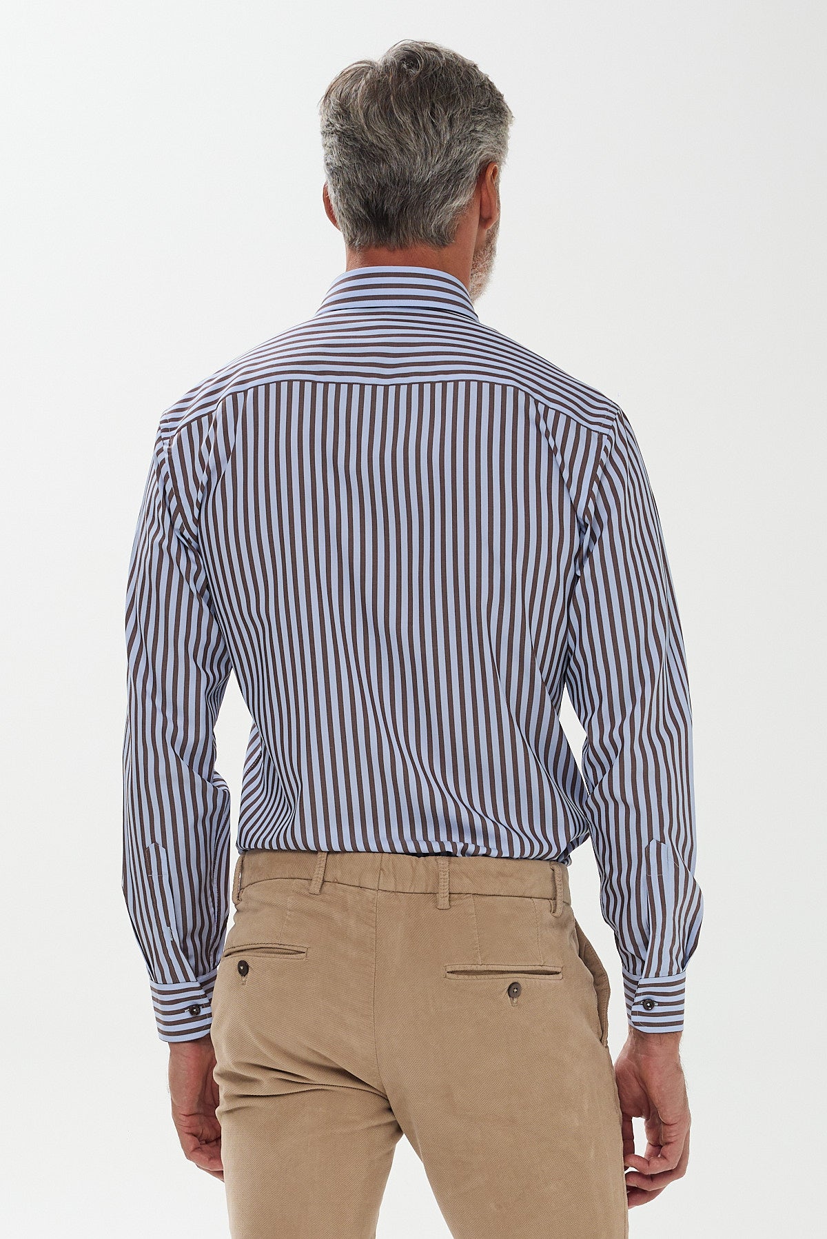 ΑΝΔΡΙΚΟ ΡΙΓΕ ΚΑΦΕ-ΣΙΕΛ ΠΟΥΚΑΜΙΣΟ ΜΕ BUTTON DOWN ΓΙΑΚΑ PORTOBELLO'S REGULAR FIT