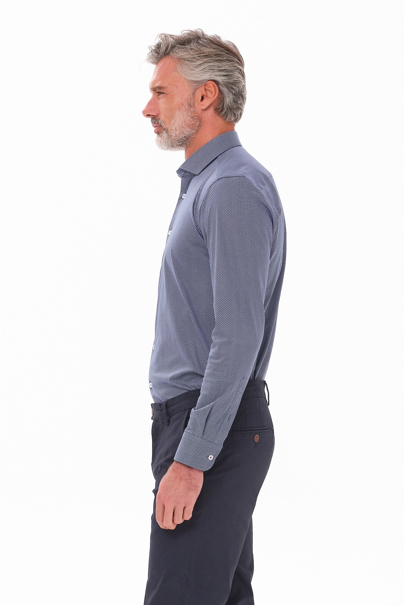 ΑΝΔΡΙΚΟ ΡΑΦ ΠΟΥΚΑΜΙΣΟ PORTOBELLO'S ΜΕ REX ΓΙΑΚΑ ΚΑΙ ΜΙΚΡΟΣΧΕΔΙΟ SLIM FIT