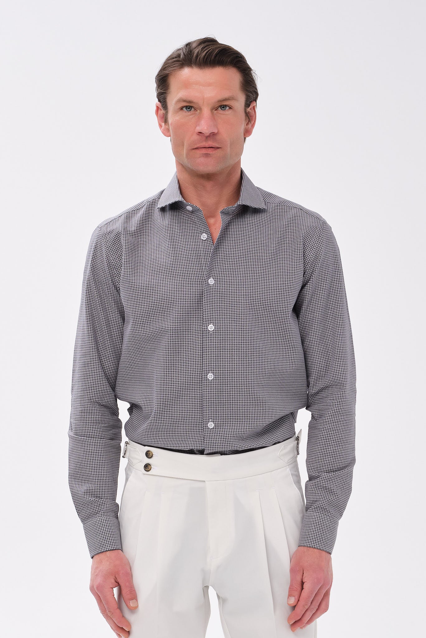 ΑΝΔΡΙΚΟ ΜΠΛΕ ΠΤΙ ΚΑΡΟ ΠΟΥΚΑΜΙΣΟ PORTOBELLO'S ΜΕ REX ΓΙΑΚΑ SLIM FIT