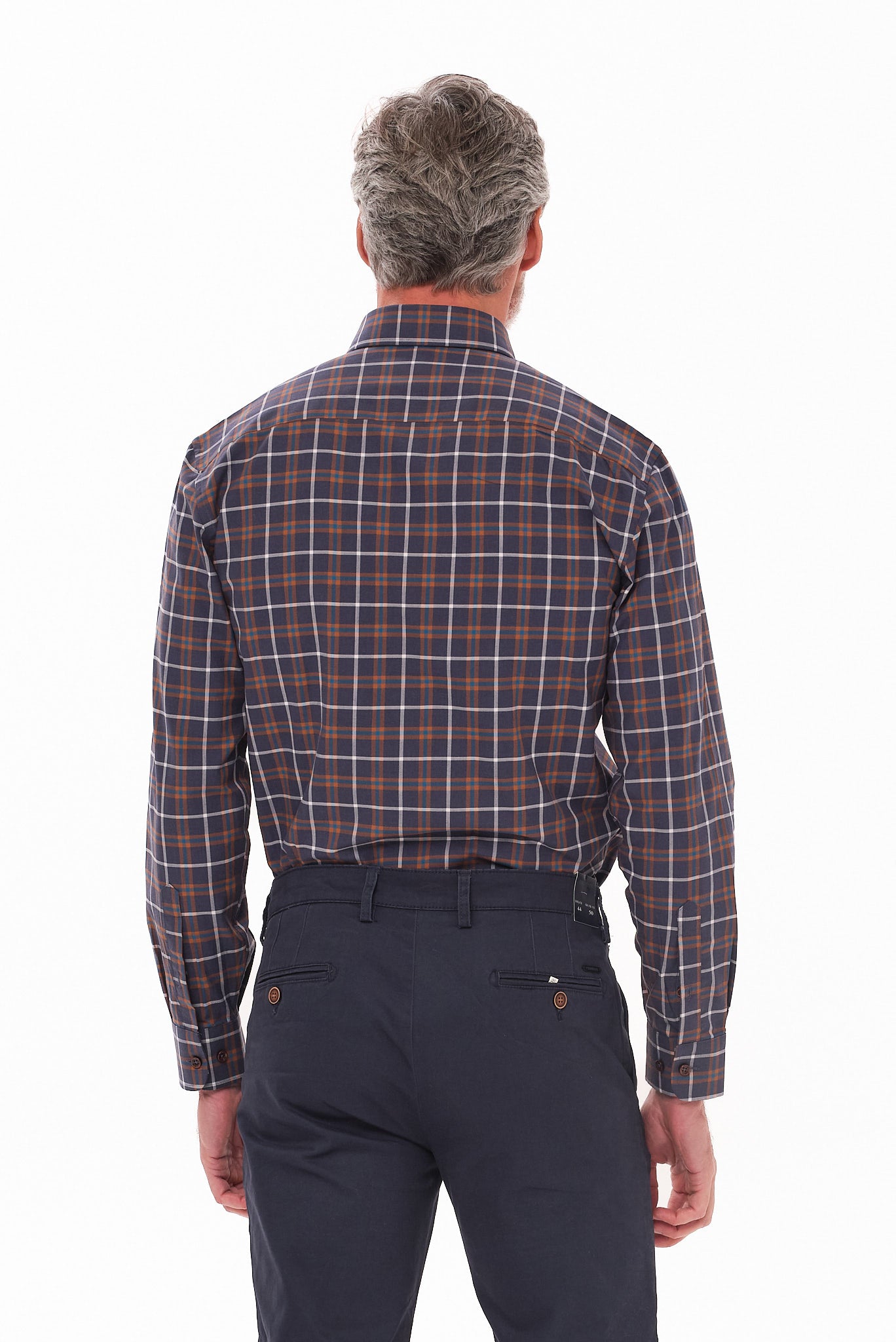 ΑΝΔΡΙΚΟ ΜΠΛΕ ΚΑΦΕ ΚΑΡΟ ΠΟΥΚΑΜΙΣΟ PORTOBELLO'S ME BUTTON DOWN ΓΙΑΚΑ REGULAR FIT