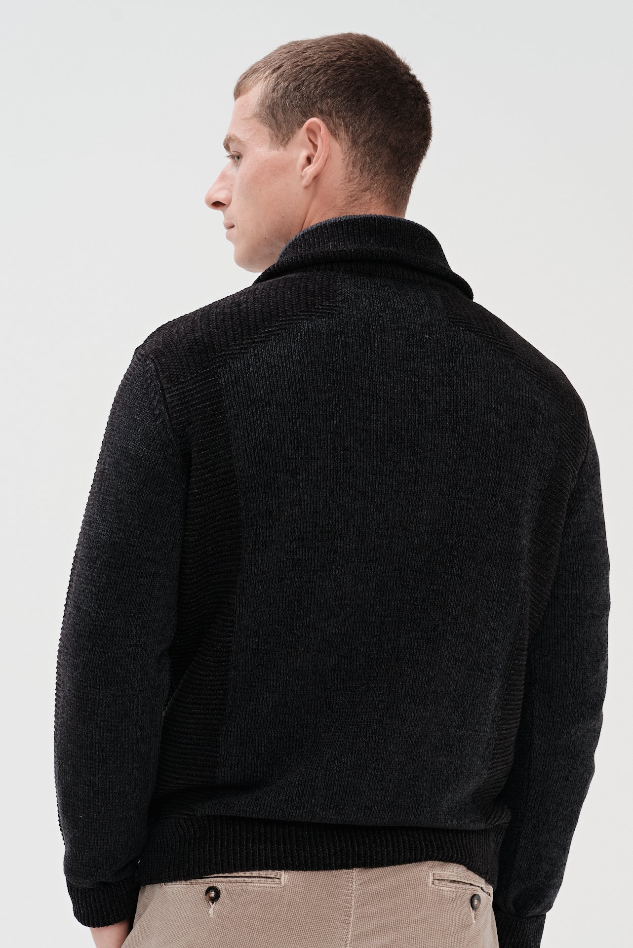 ΑΝΔΡΙΚΟ ΠΟΥΛΟΒΕΡ ΜΕ ΦΕΡΜΟΥΑΡ PORTOBELLO'S ΣΤΗΝ ΑΠΟΧΡΩΣΗ ΤΟΥ ΓΡΑΦΙΤΗ REGULAR FIT