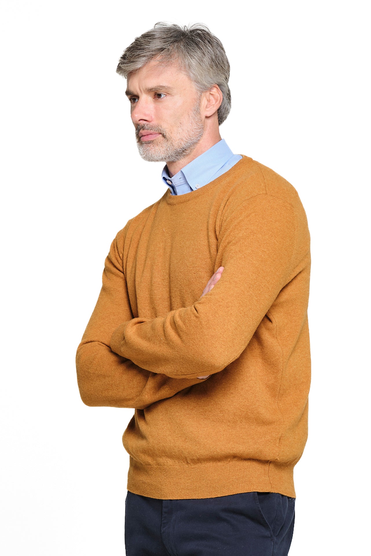 ΑΝΔΡΙΚΟ ΜΟΥΣΤΑΡΔΙ ΜΑΛΛΙΝΟ ΠΟΥΛΟΒΕΡ REGULAR FIT PORTOBELLO'S