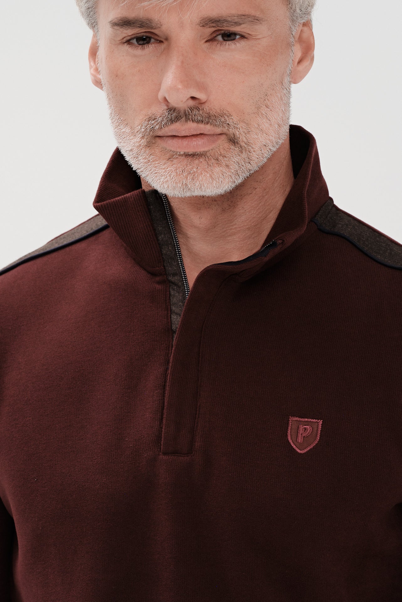 ΑΝΔΡΙΚΟ ΜΠΟΡΝΤΟ ΠΟΥΛΟΒΕΡ LUPETTO ZIP ΜΕ ΛΕΠΤΟΜΕΡΕΙΕΣ PORTOBELLO'S REGULAR FIT