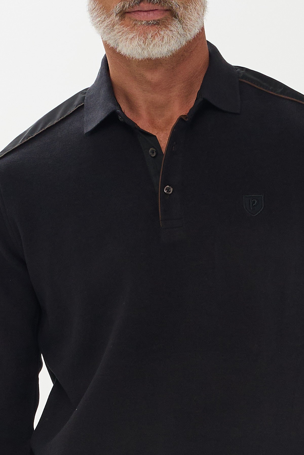 ΑΝΔΡΙΚΟ ΚΑΦΕ ΜΑΚΡΥΜΑΝΙΚΟ POLO PORTOBELLO'S ΜΕ ΛΕΠΤΟΜΕΡΕΙΕΣ REGULAR FIT