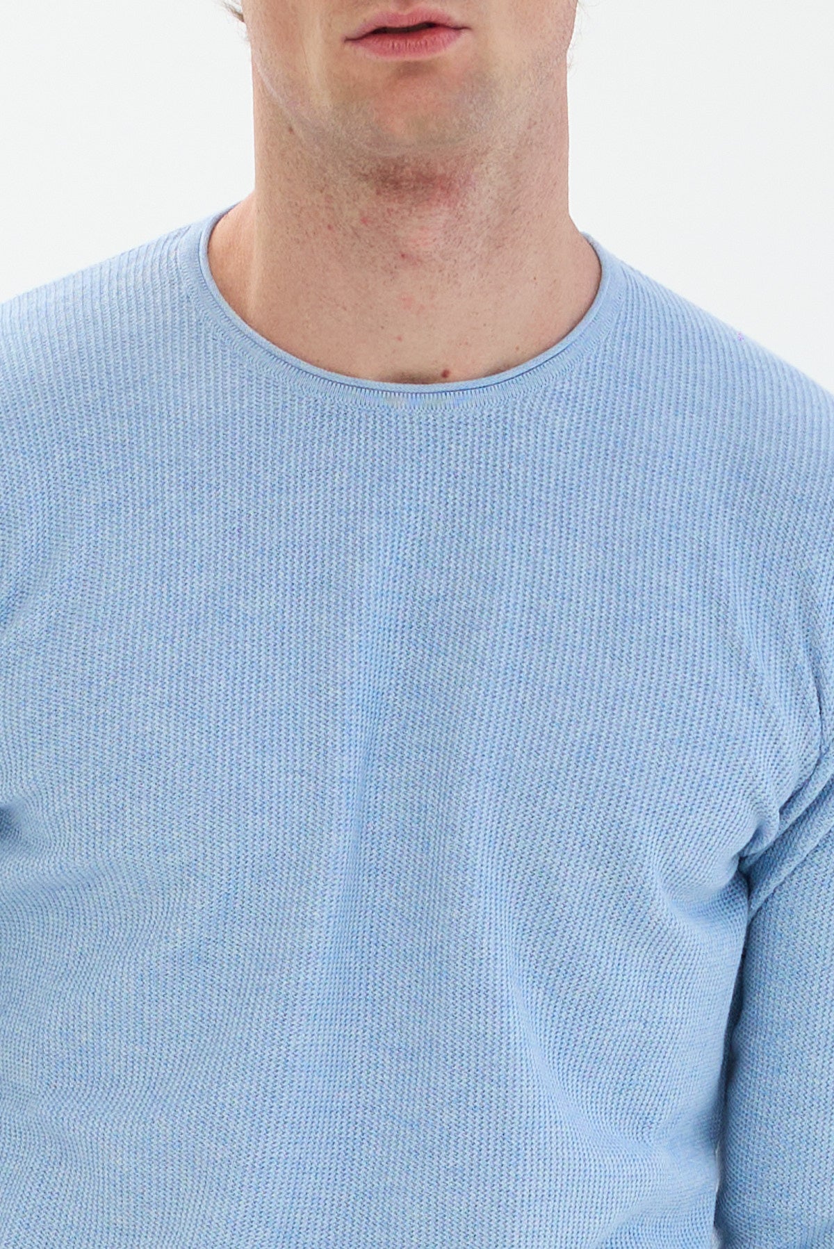 ΑΝΔΡΙΚΟ ΣΙΕΛ ROLL NECK ΠΟΥΛΟΒΕΡ PORTOBELLO'S ΜΕ ΛΑΙΜΟΚΟΨΗ ΚΑΙ ΜΙΚΡΟΣΧΕΔΙΟ