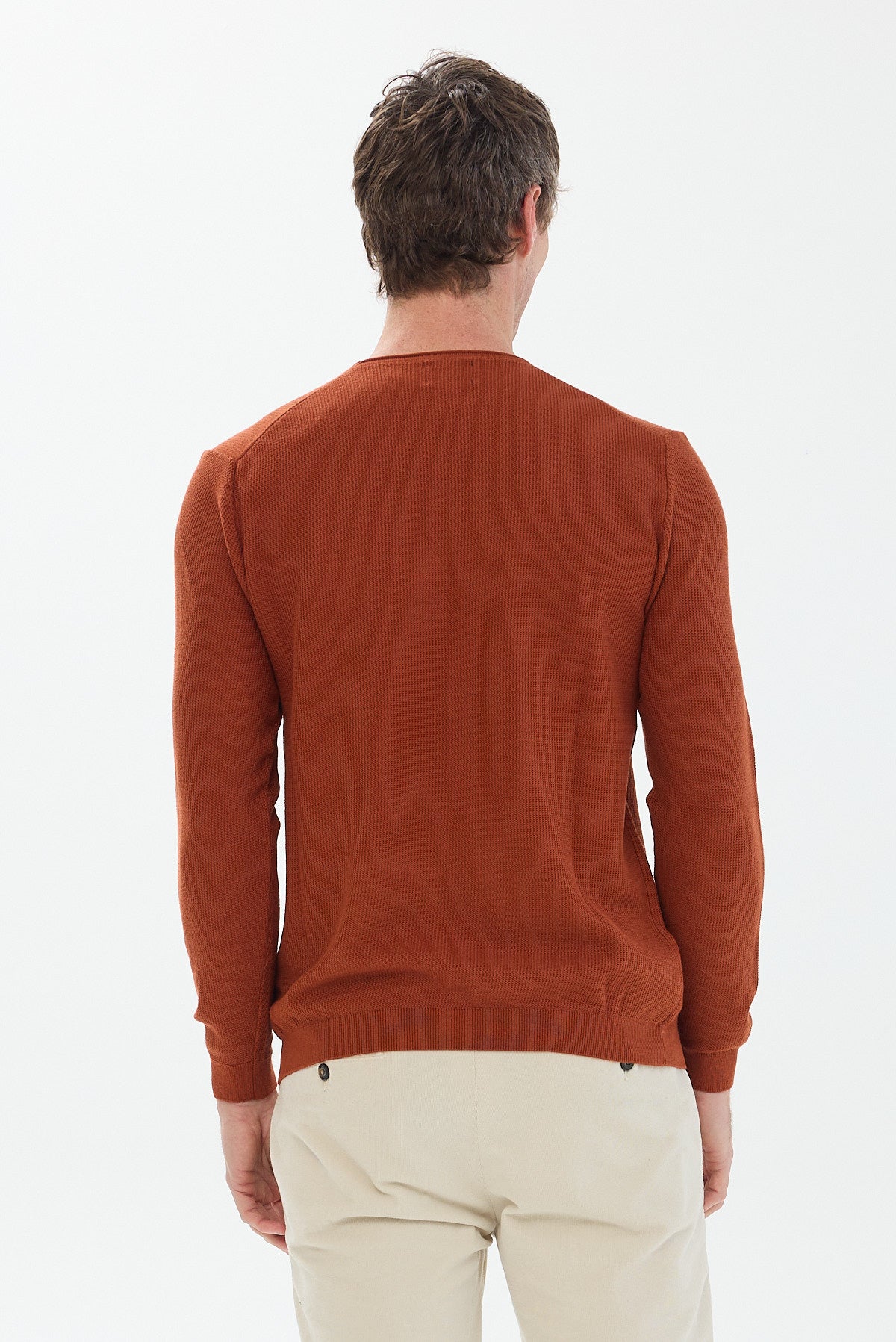 ΑΝΔΡΙΚΟ ΚΕΡΑΜΙΔΙ ROLL NECK ΠΟΥΛΟΒΕΡ PORTOBELLO'S ΜΕ ΛΑΙΜΟΚΟΨΗ ΚΑΙ ΜΙΚΡΟΣΧΕΔΙΟ