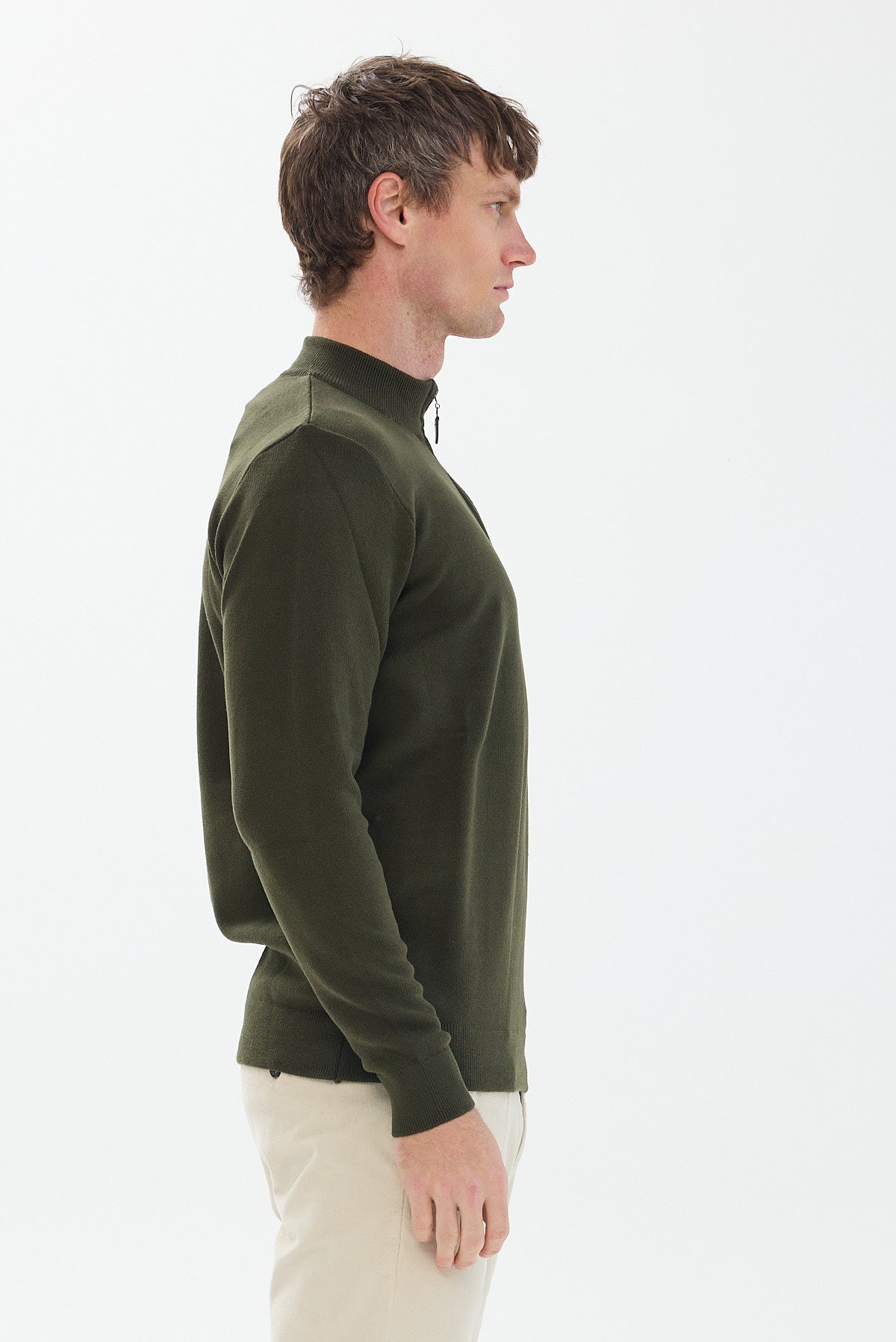 ΑΝΔΡΙΚΟ ΛΑΔΙ ΠΟΥΛΟΒΕΡ LUPETTO ZIP PORTOBELLO'S REGULAR FIT