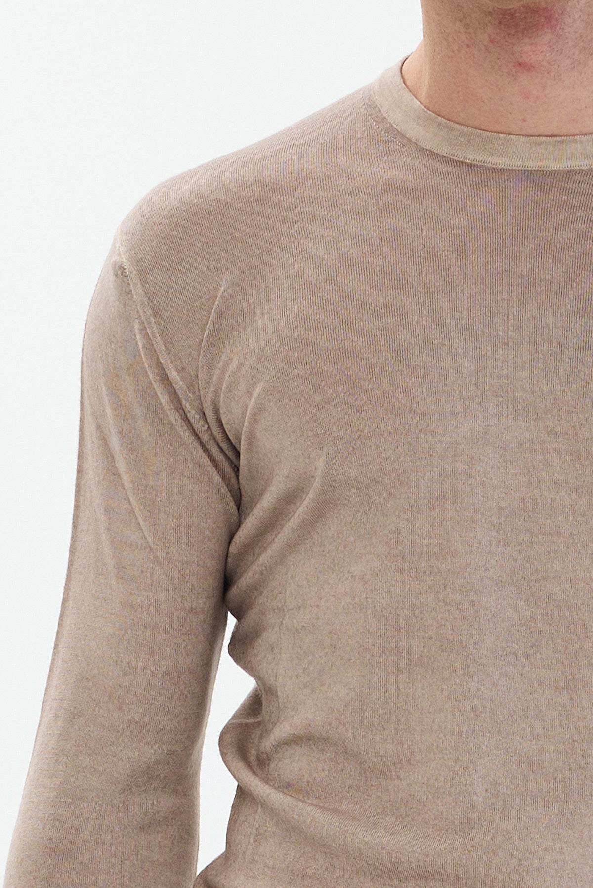 ΑΝΔΡΙΚΟ ΜΠΕΖ ΣΚΟΥΡΟ ΜΑΛΛΙΝΟ ΠΟΥΛΟΒΕΡ PORTOBELLO'S ΜΕ ΛΑΙΜΟΚΟΨΗ REGULAR FIT