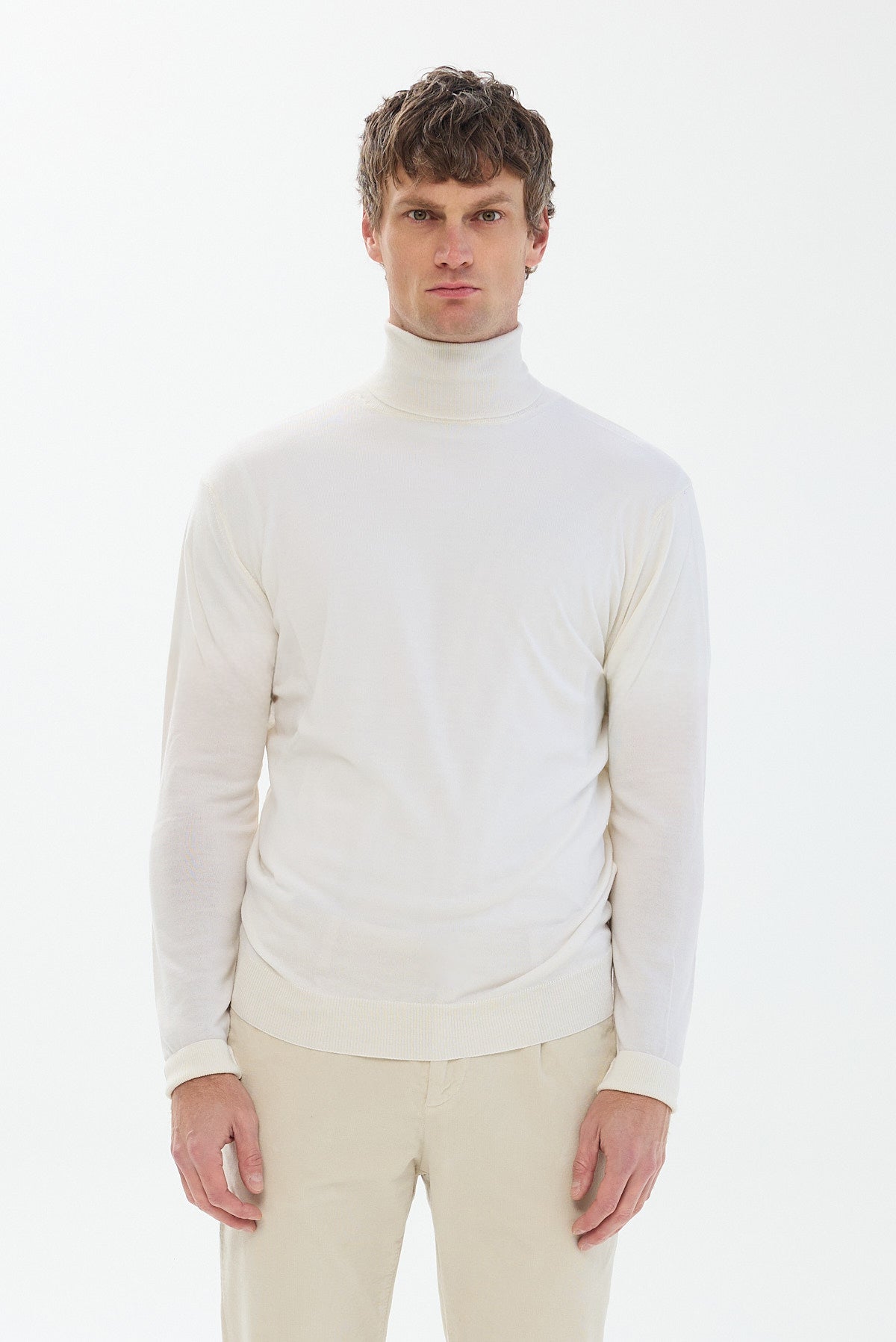 ΑΝΔΡΙΚΟ ΕΚΡΟΥ ΜΑΛΛΙΝΟ ΖΙΒΑΓΚΟ PORTOBELLO'S REGULAR FIT