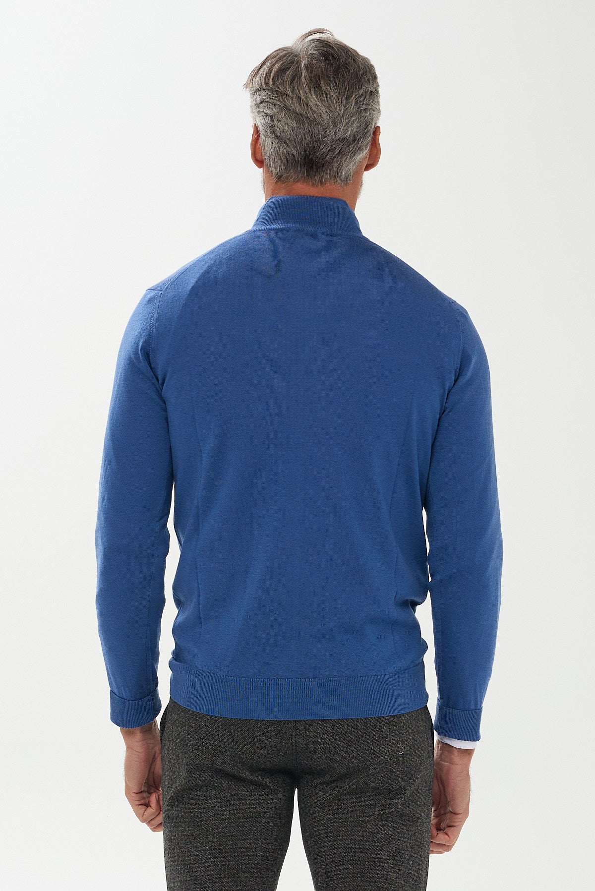 ΑΝΔΡΙΚΟ ΡΑΦ ΜΑΛΛΙΝΟ ΠΟΥΛΟΒΕΡ LUPETTO ZIP PORTOBELLO'S REGULAR FIT