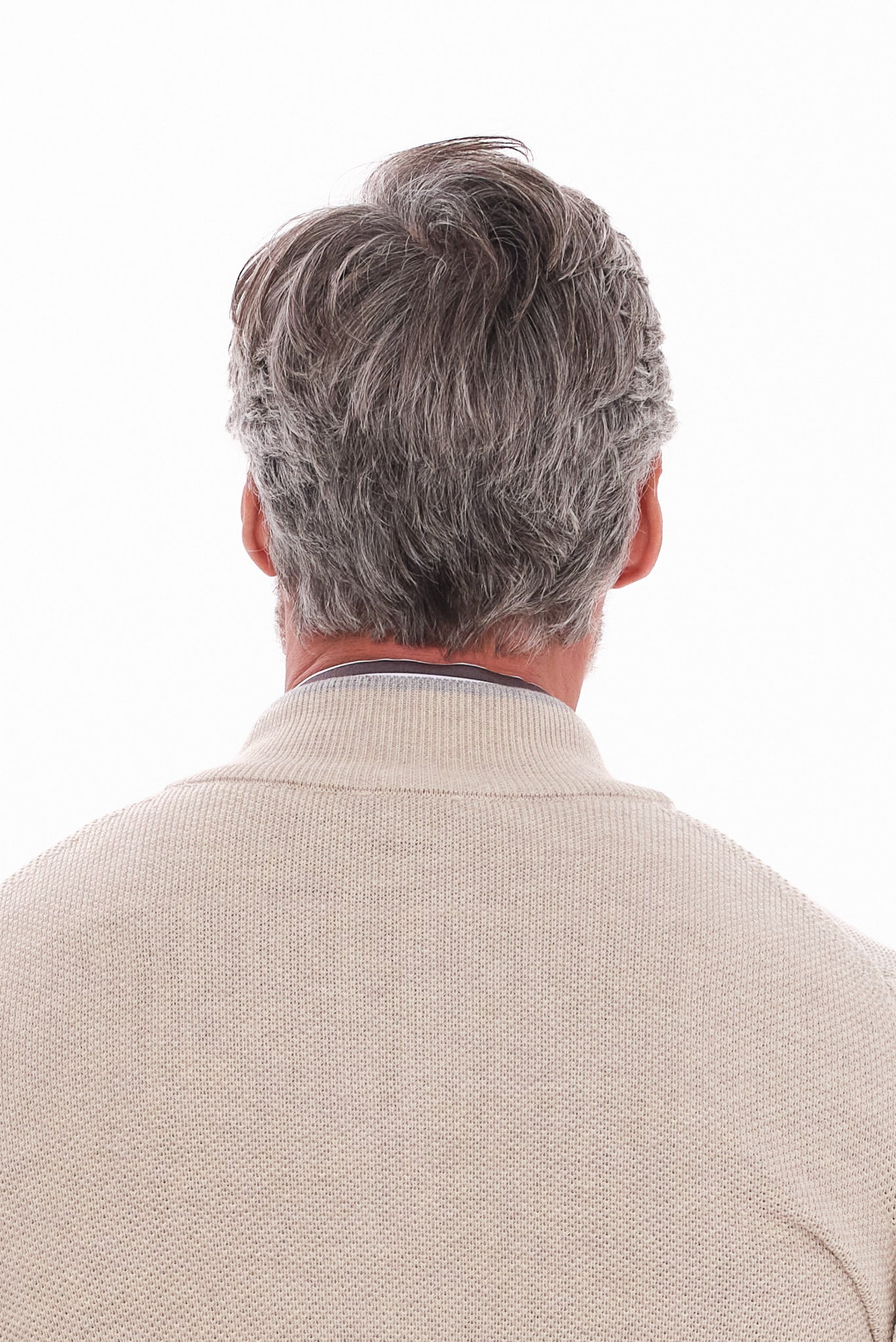 ΑΝΔΡΙΚΟ ΠΟΥΛΟΒΕΡ LUPETTO ZIP PORTOBELLO'S ΣΕ ΜΠΕΖ ΣΚΟΥΡΟ ΧΡΩΜΑ REGULAR FIT