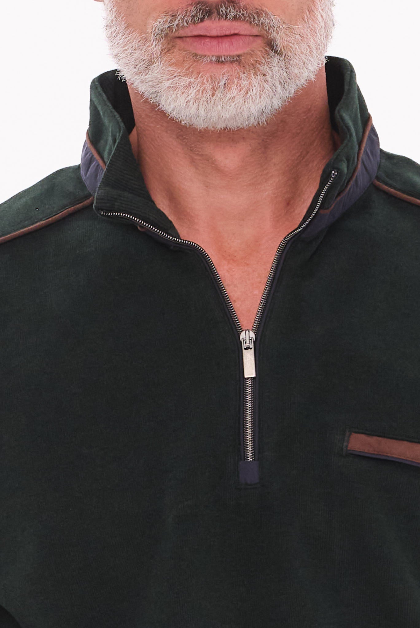 ΑΝΔΡΙΚΟ ΛΑΔΙ LUPETTO ZIP ΠΟΥΛΟΒΕΡ PORTOBELLO'S REGULAR FIT