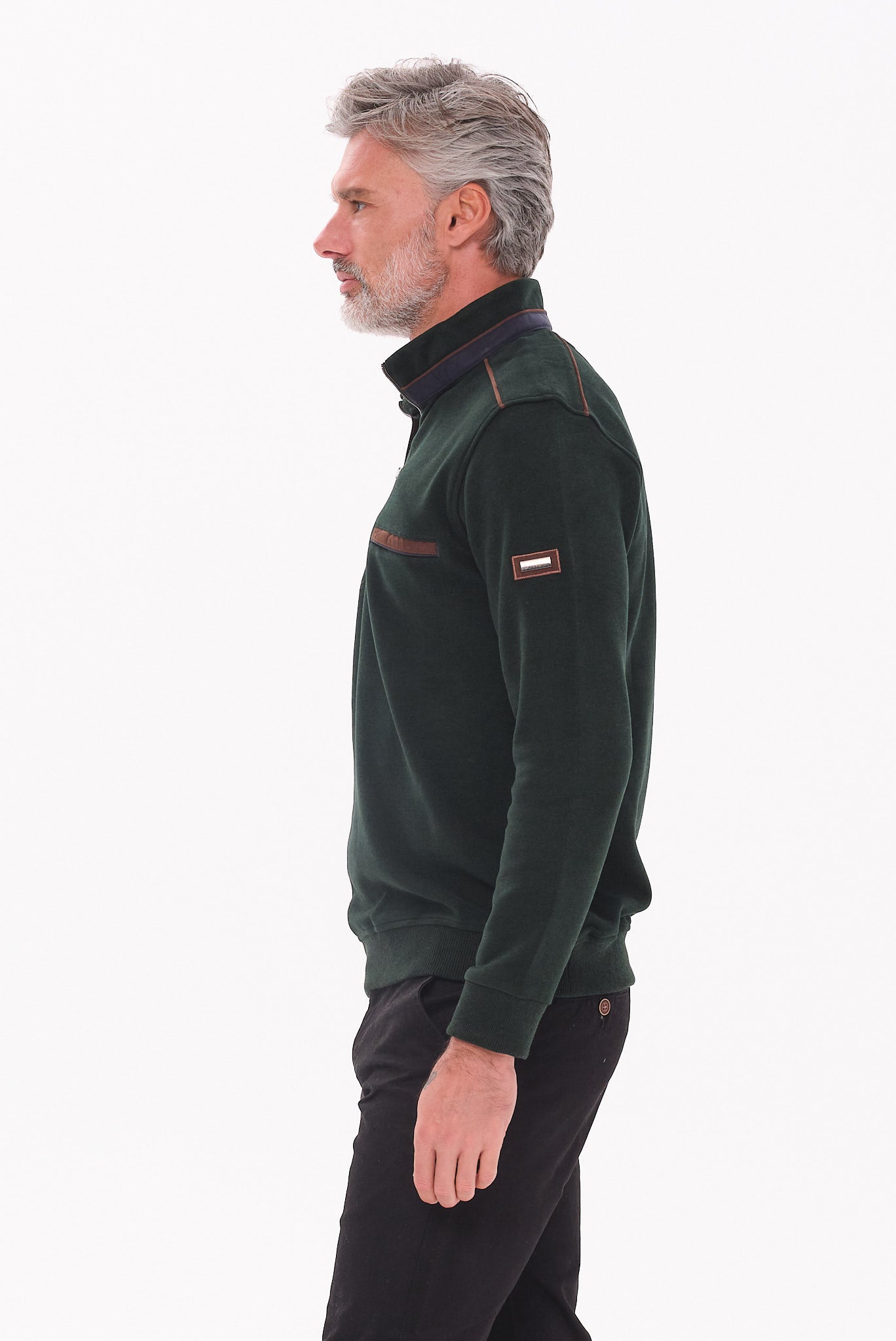 ΑΝΔΡΙΚΟ ΛΑΔΙ LUPETTO ZIP ΠΟΥΛΟΒΕΡ PORTOBELLO'S REGULAR FIT