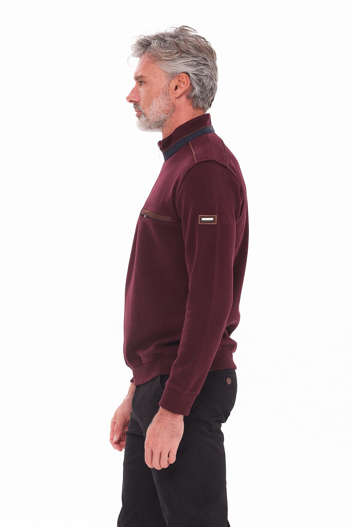 ΑΝΔΡΙΚΟ ΜΠΟΡΝΤΟ LUPETTO ZIP ΠΟΥΛΟΒΕΡ PORTOBELLO'S REGULAR FIT