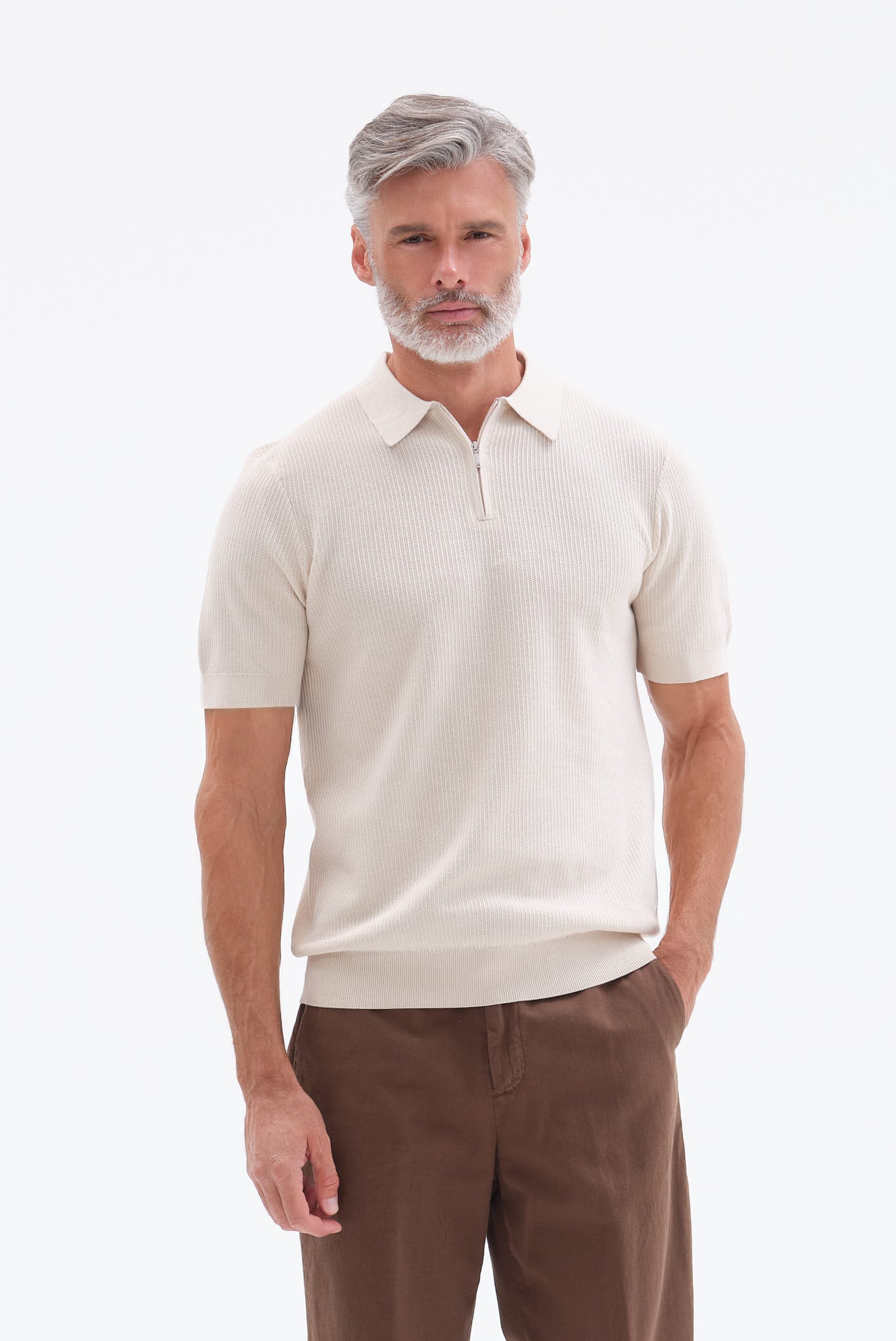 POLO ZIP K/M