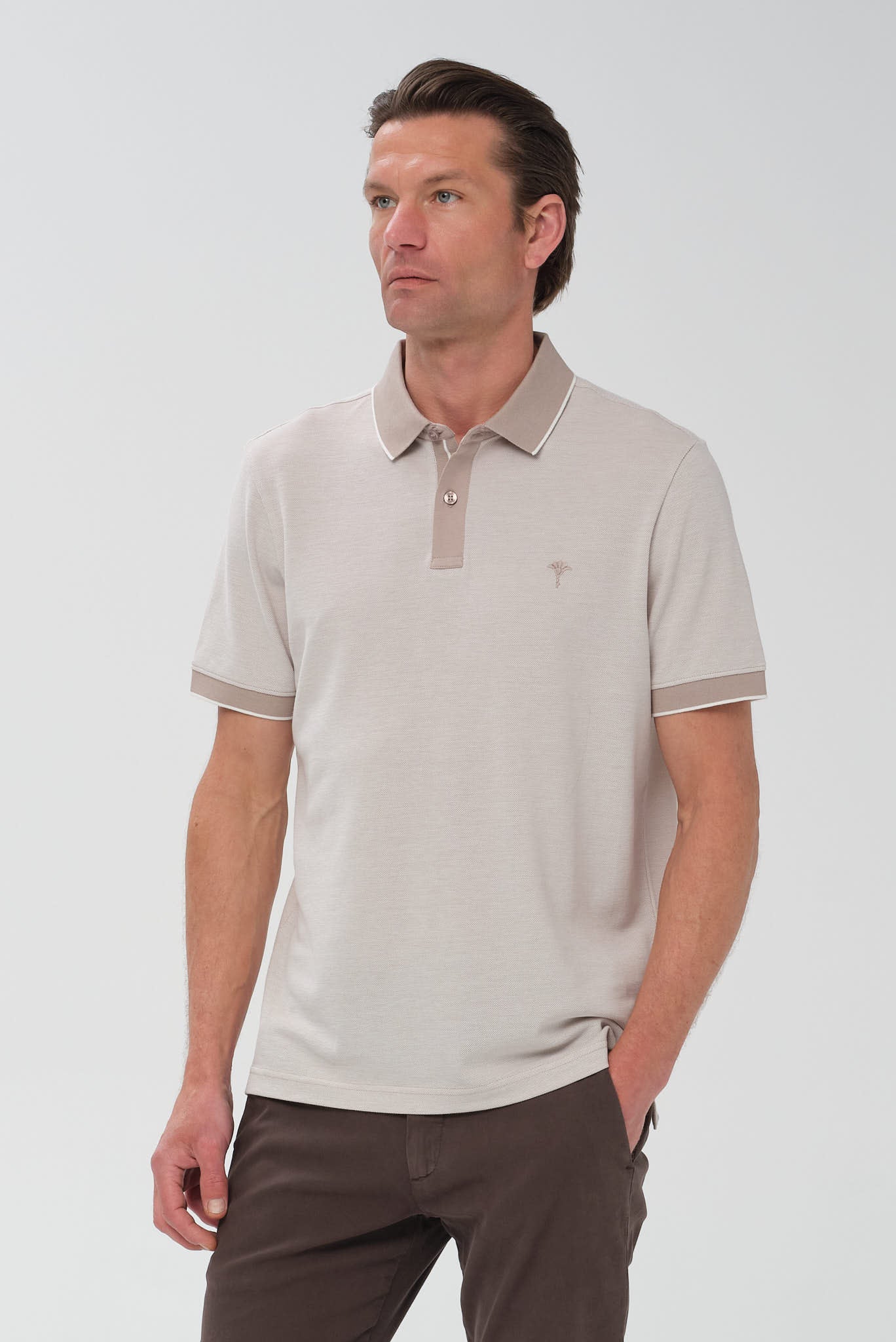 ΑΝΔΡΙΚΟ ΜΠΕΖ ΣΚΟΥΡΟ ΚΟΝΤΟΜΑΝΙΚΟ POLO JOOP REGULAR FIT