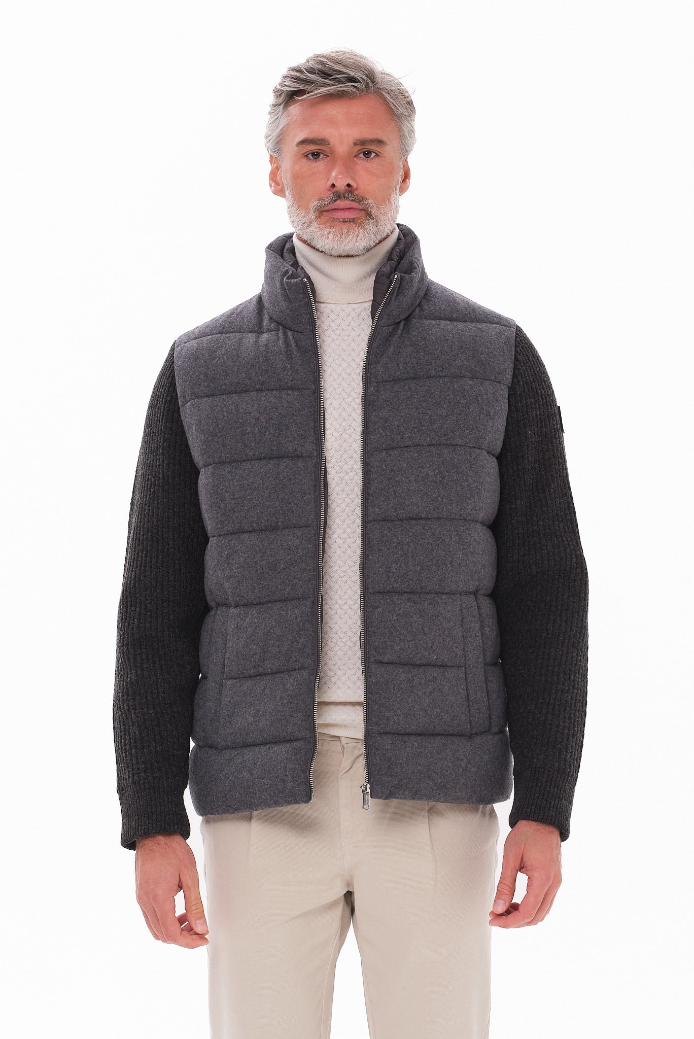 ΑΝΔΡΙΚΟ ΣΚΟΥΡΟ ΓΚΡΙ ΜΠΟΥΦΑΝ MILESTONE REGULAR FIT