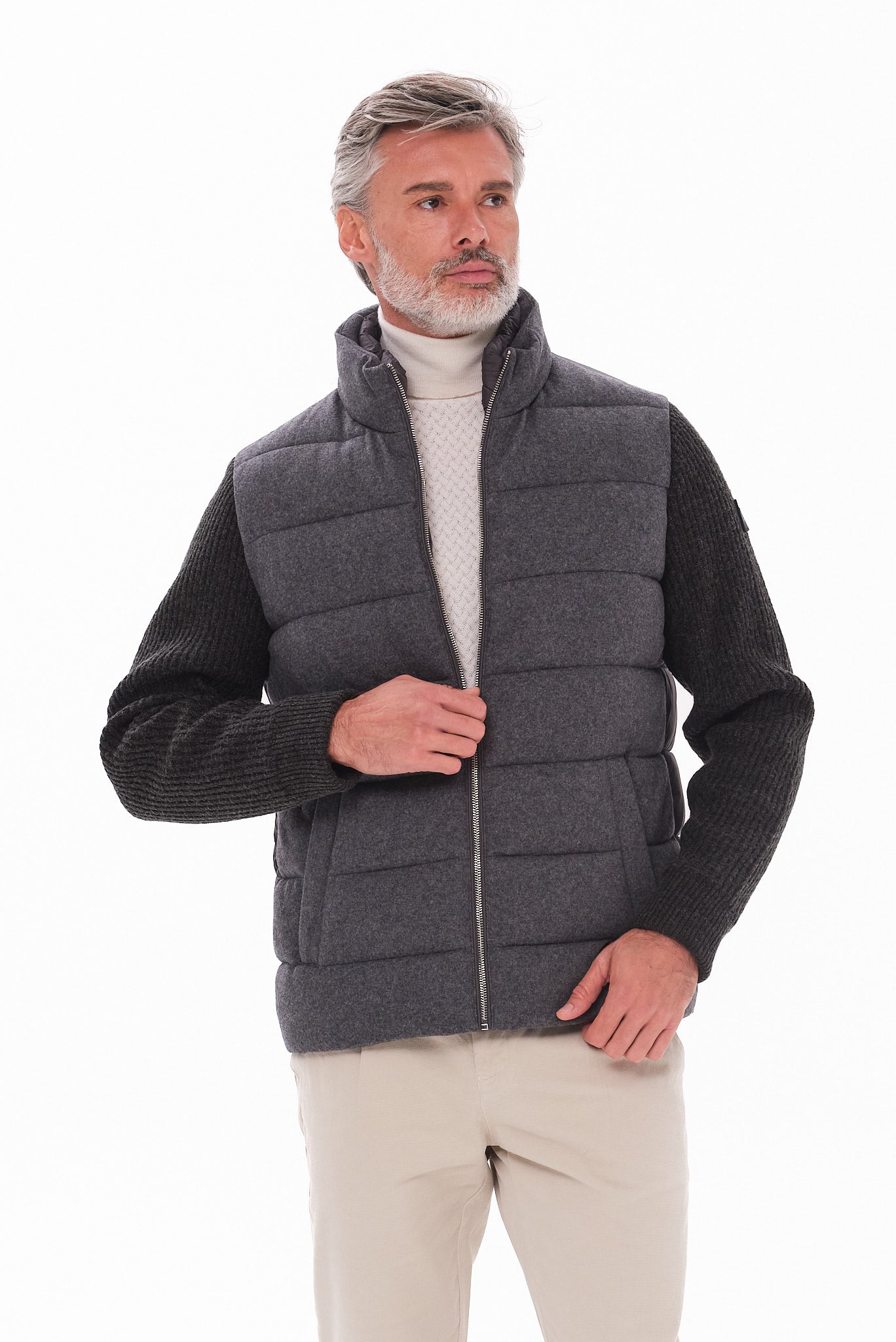 ΑΝΔΡΙΚΟ ΣΚΟΥΡΟ ΓΚΡΙ ΜΠΟΥΦΑΝ MILESTONE REGULAR FIT