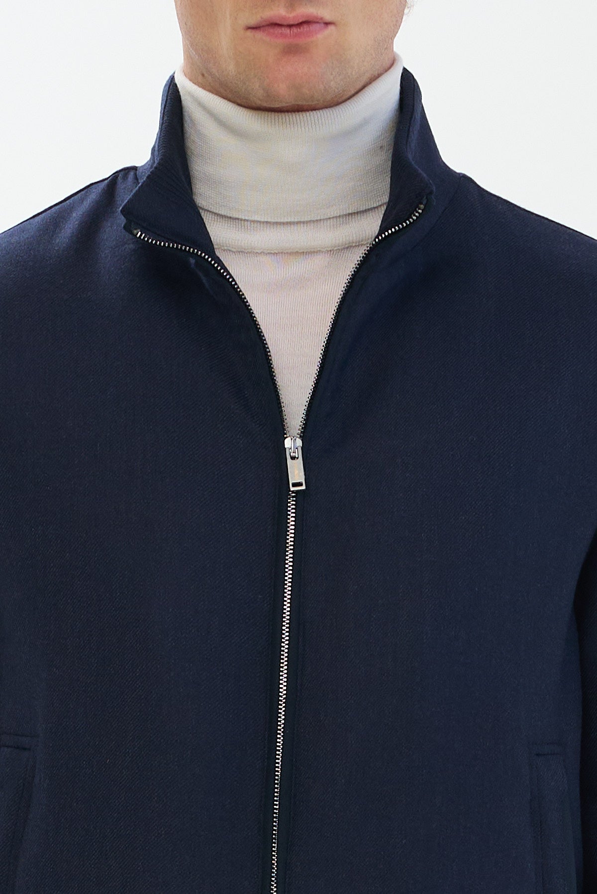 ΑΝΔΡΙΚΟ ΜΠΛΕ ΜΑΛΛΙΝΟ ΤΖΑΚΕΤ PORTOBELLO'S  REGULAR FIT