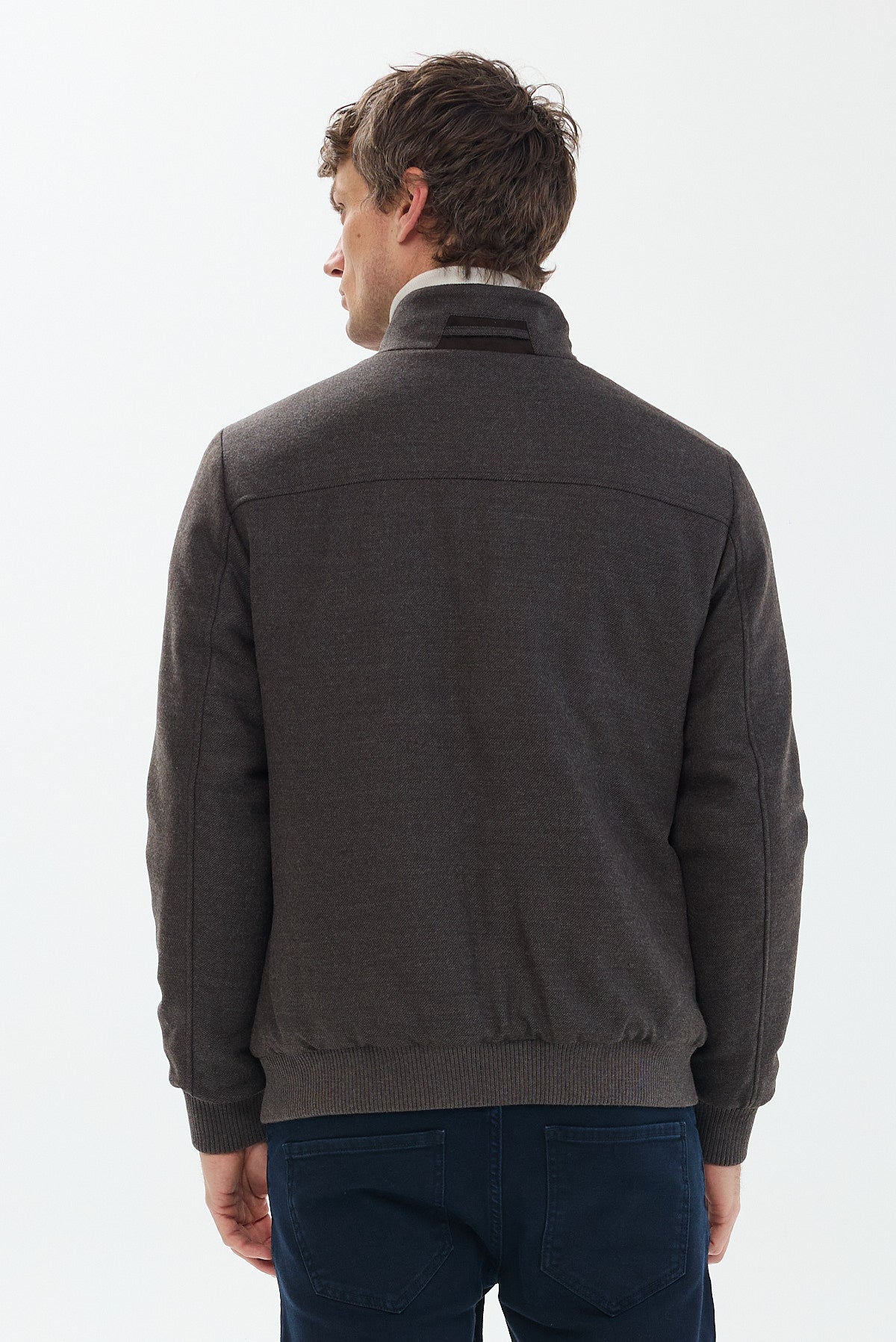 ΑΝΔΡΙΚΟ ΚΑΦΕ ΜΑΛΛΙΝΟ ΤΖΑΚΕΤ PORTOBELLO'S  REGULAR FIT