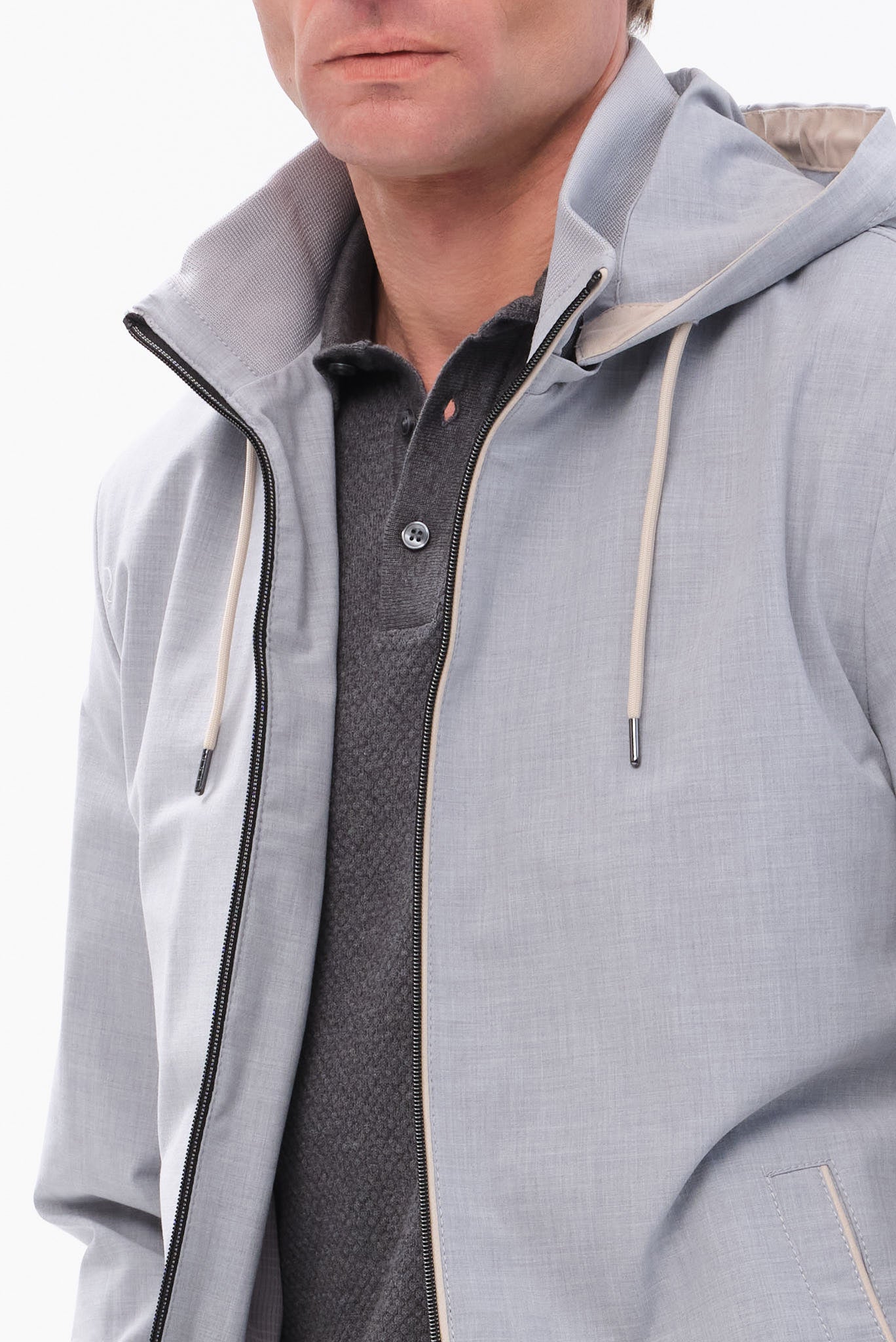 ΑΝΔΡΙΚΟ ΓΚΡΙ ΑΝΟΙΧΤΟ JACKET MILESTONE REGULAR FIT