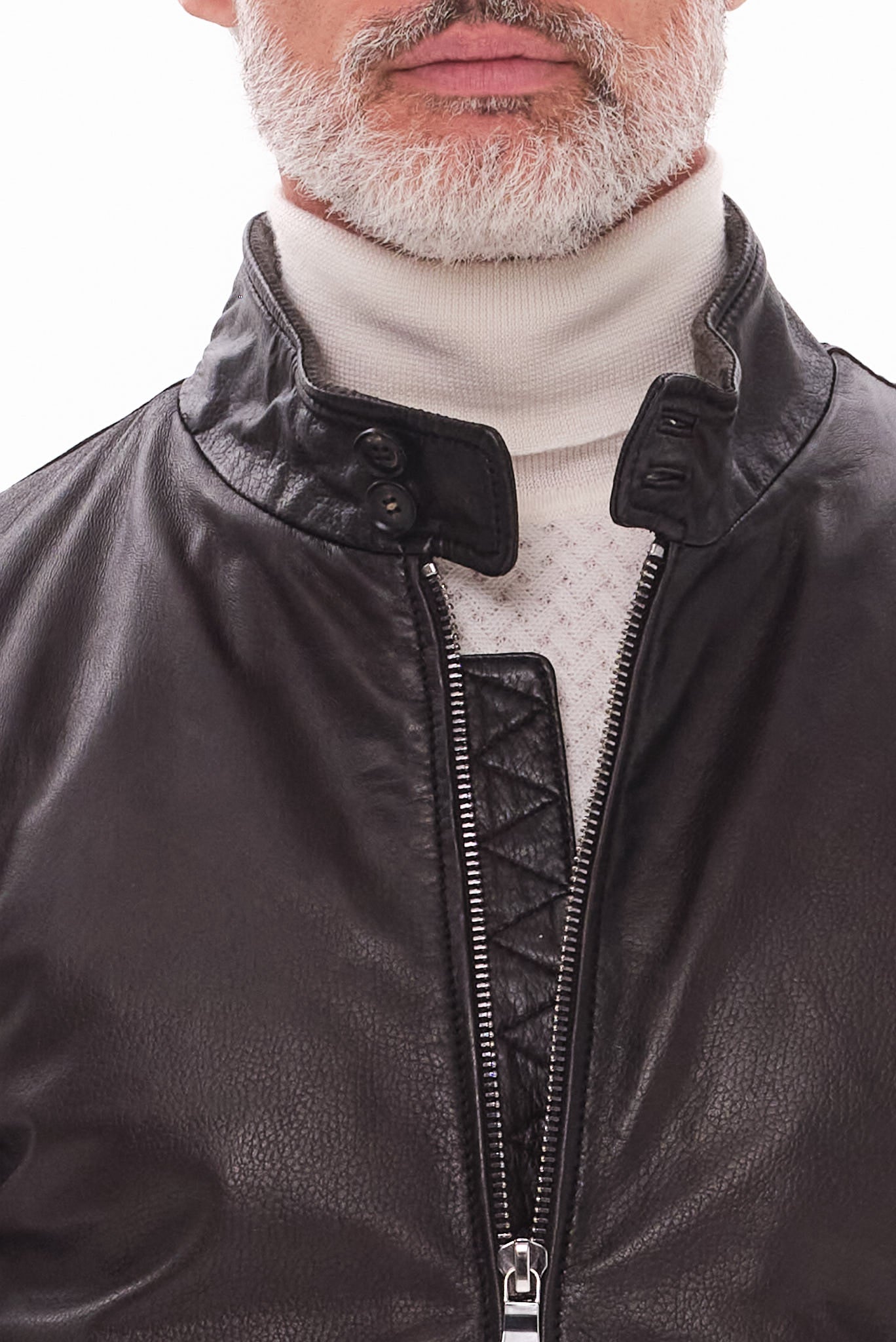 ΑΝΔΡΙΚΟ ΔΕΡΜΑΤΙΝΟ ΜΠΟΥΦΑΝ PORTOBELLO'S ΣΕ ΚΑΦΕ ΧΡΩΜΑ REGULAR FIT