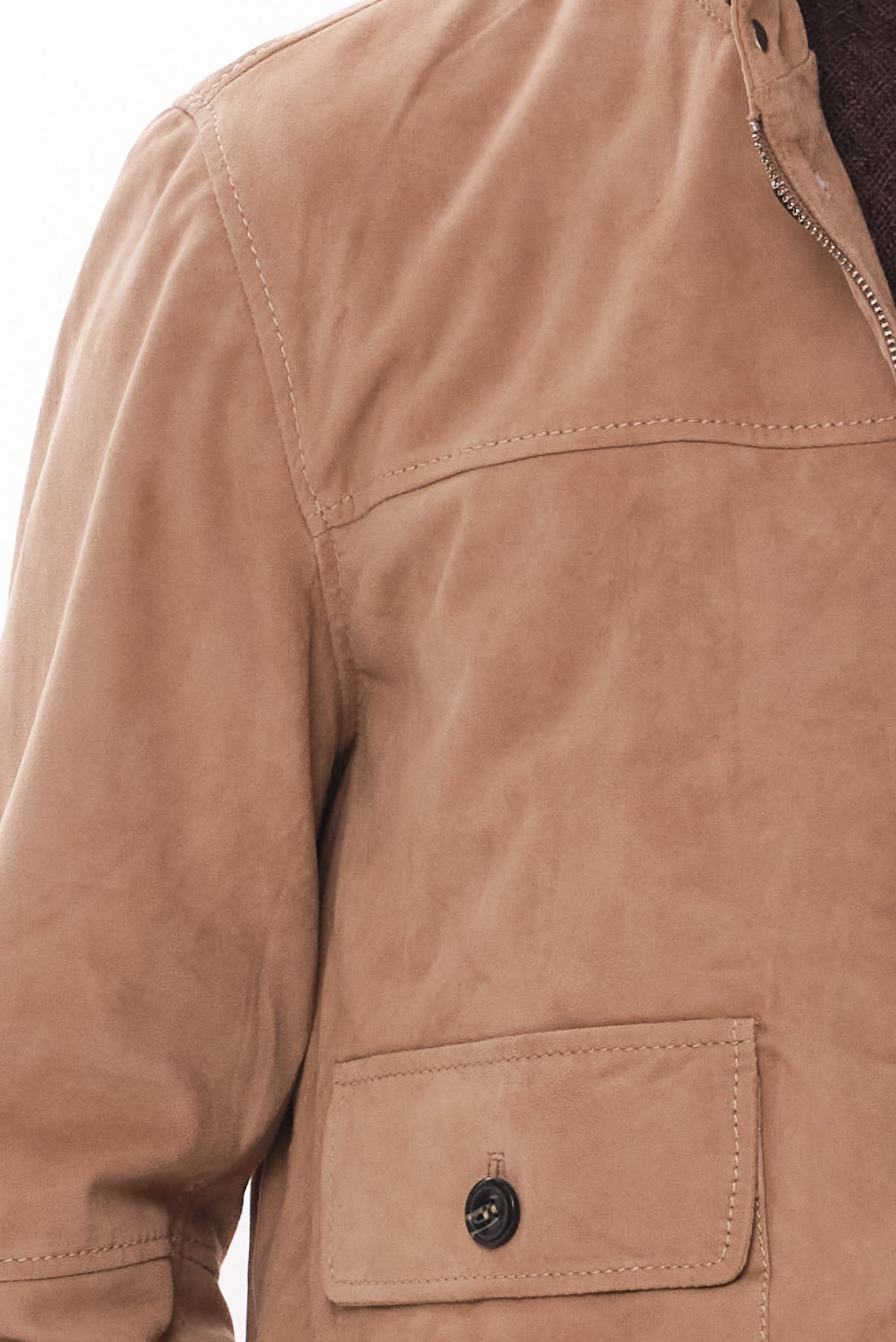 ΑΝΔΡΙΚΟ ΜΠΕΖ ΣΚΟΥΡΟ ΔΕΡΜΑΤΙΝΟ SUEDE ΤΖΑΚΕΤ PORTOBELLO'S REGULAR FIT