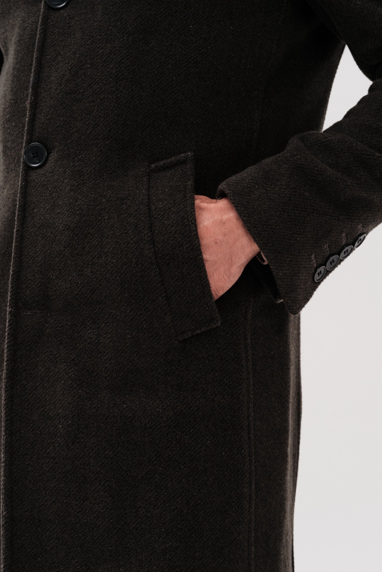 ΑΝΔΡΙΚΟ ΜΑΛΛΙΝΟ ΛΑΔΙ ΠΑΛΤΟ PORTOBELLO'S REGULAR FIT