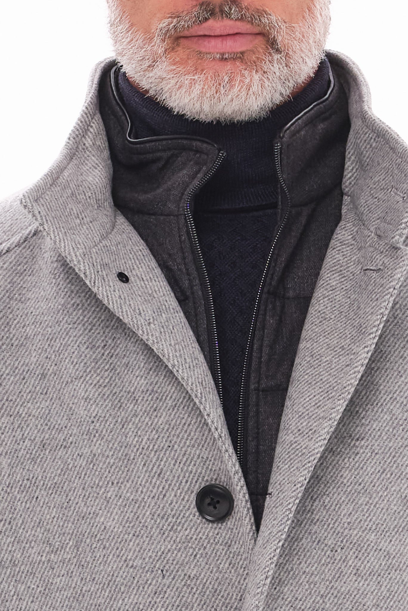 ΑΝΔΡΙΚΟ ΑΝΟΙΧΤΟ ΓΚΡΙ ΠΑΛΤΟ PORTOBELLO'S REGULAR FIT