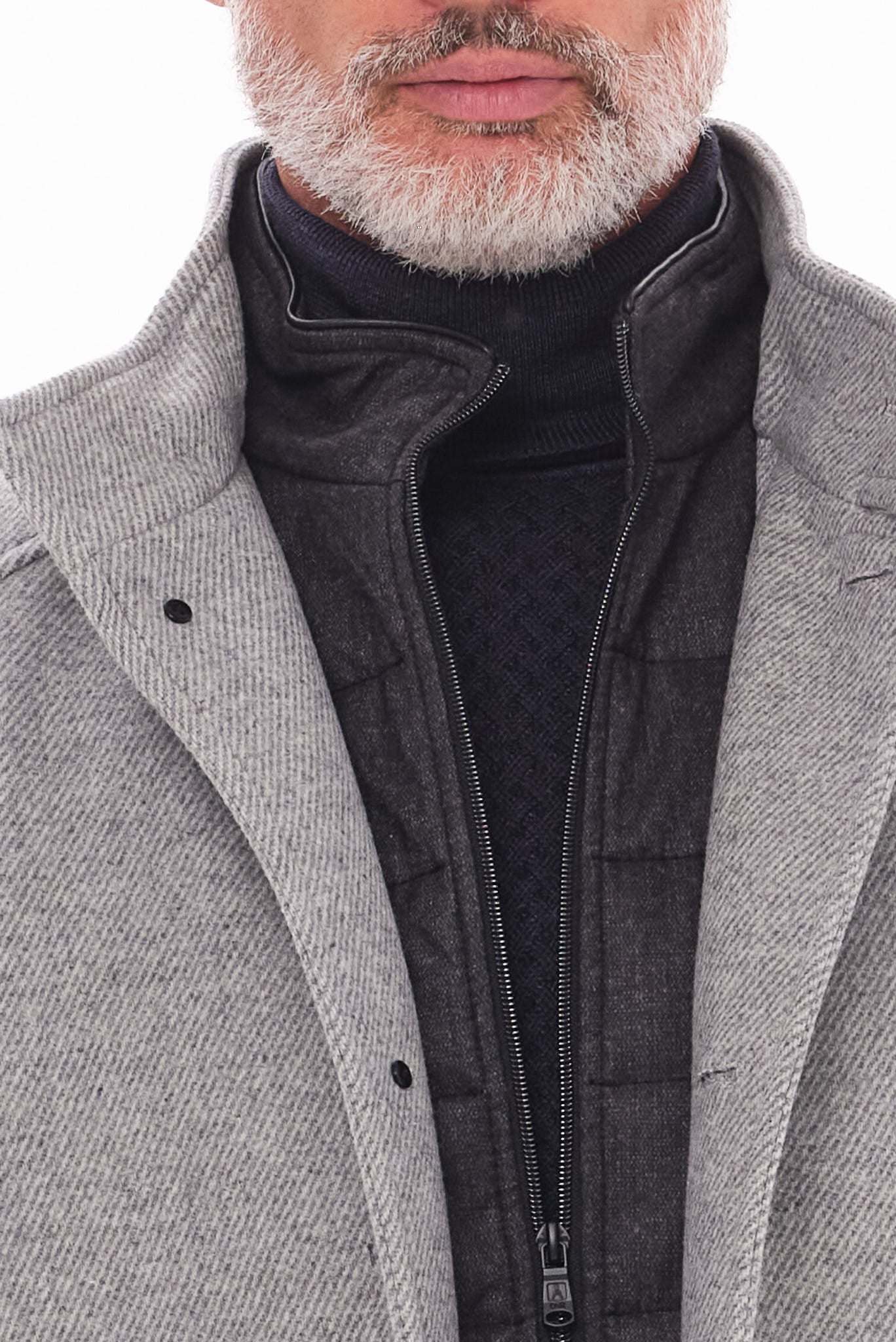 ΑΝΔΡΙΚΟ ΑΝΟΙΧΤΟ ΓΚΡΙ ΠΑΛΤΟ PORTOBELLO'S REGULAR FIT