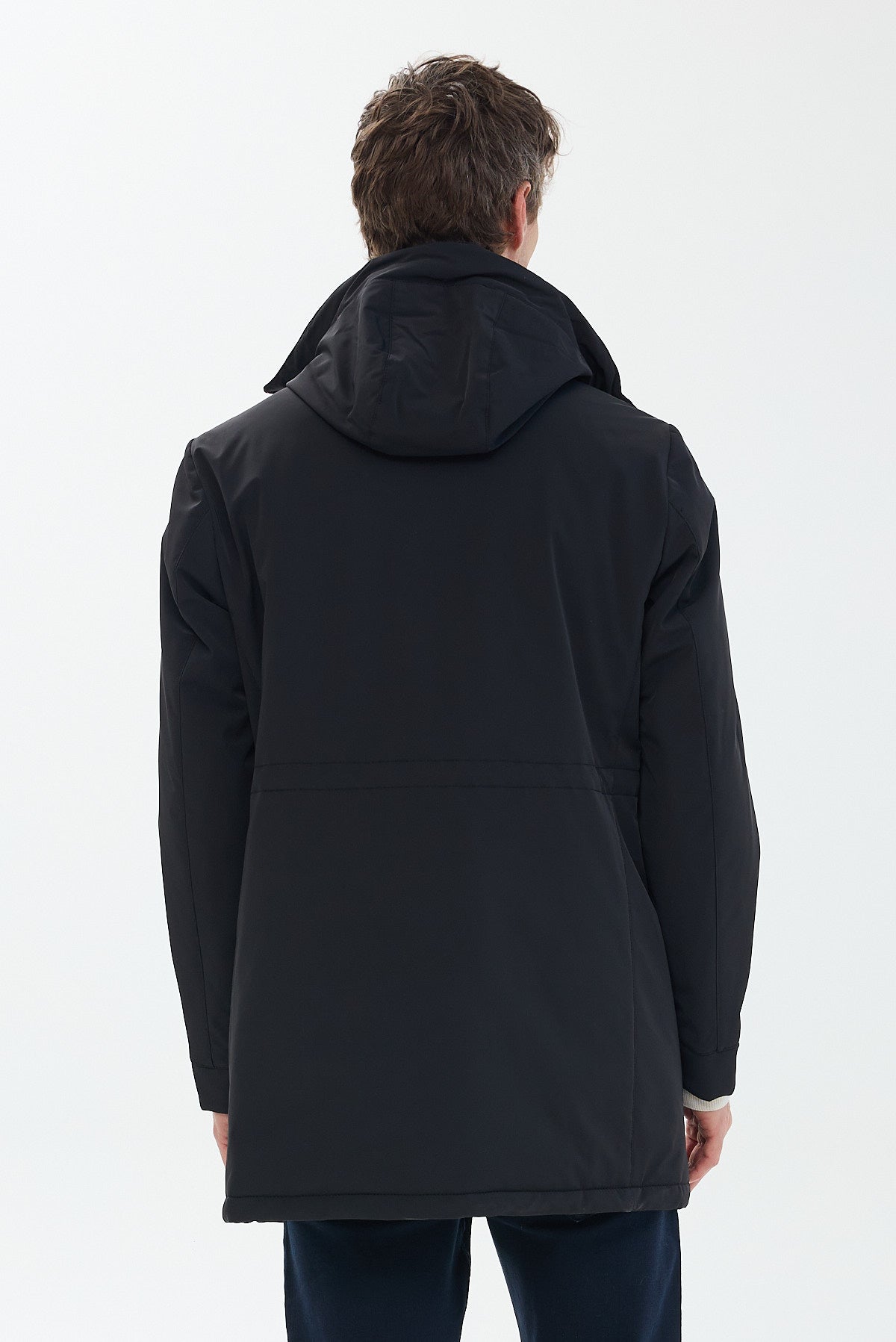 ΑΝΔΡΙΚΗ ΜΑΥΡΗ ΚΑΜΠΑΡΝΤΙΝΑ PORTOBELLO'S ΜΕ ΚΟΥΚΟΥΛΑ REGULAR FIT