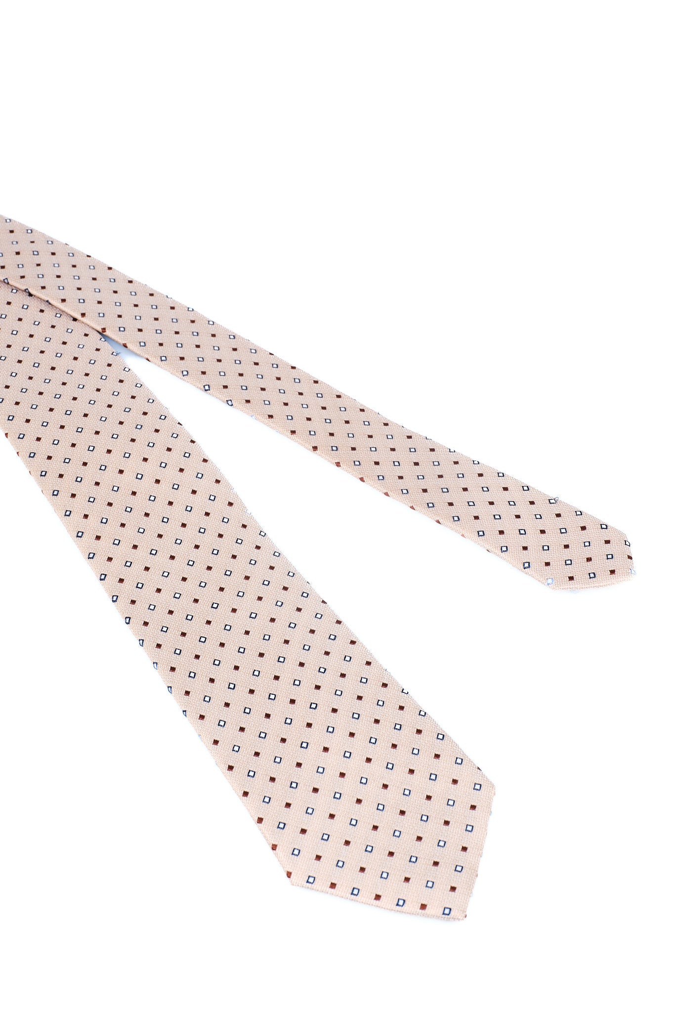 ΑΝΔΡΙΚΗ ΜΕΤΑΞΩΤΗ ΓΡΑΒΑΤΑ MOLINELLI ΣΕ ΜΠΕΖ ΧΡΩΜΑ ΚΑΙ ΛΕΠΤΟΜΕΡΕΙΕΣ