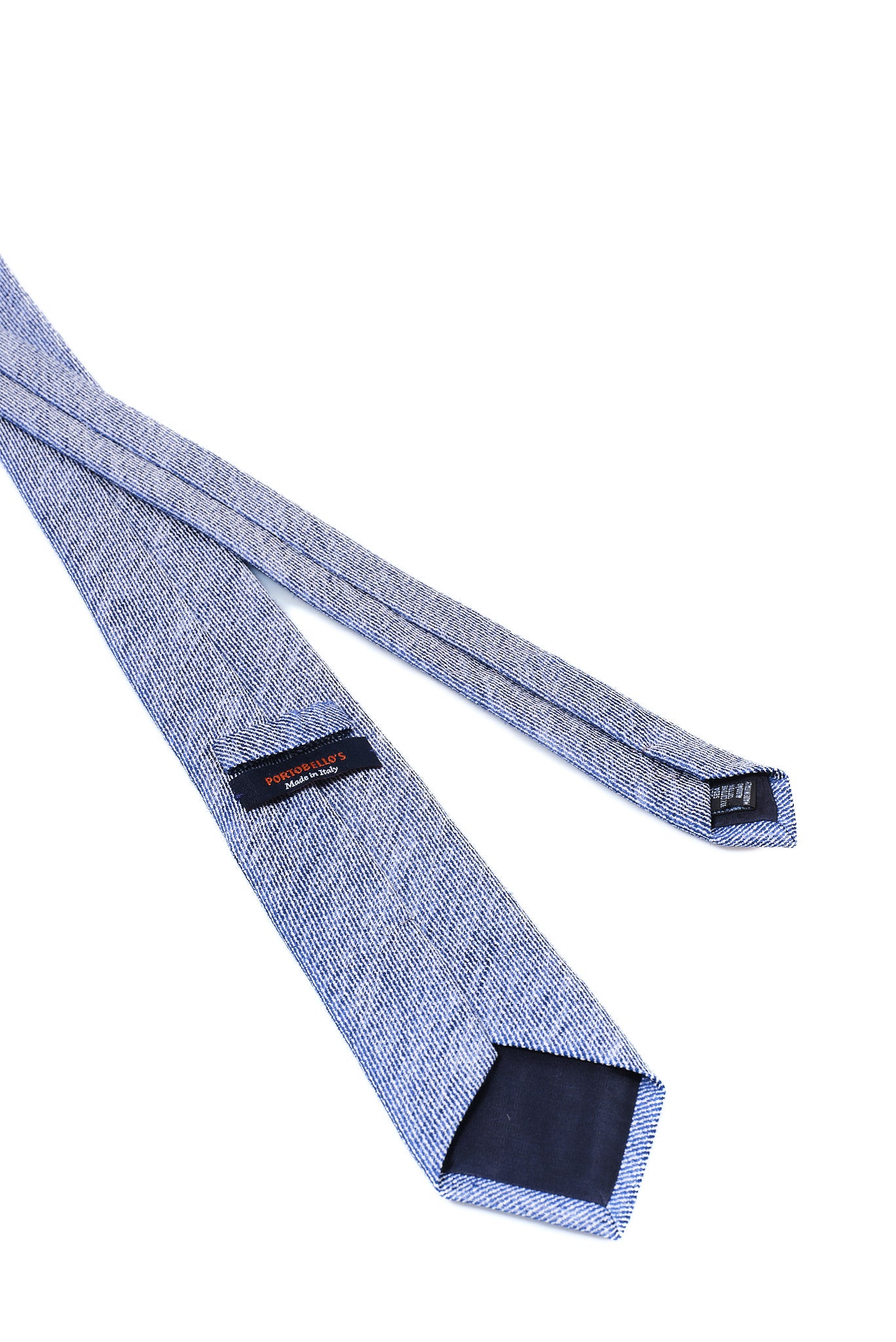 ΑΝΔΡΙΚΗ ΜΟΝΟΧΡΩΜΗ ΓΡΑΒΑΤΑ PORTOBELLO'S ΣΕ ΤΖΗΝ ΑΠΟΧΡΩΣΗ ΜΕ ΜΙΚΡΟΣΧΕΔΙΟ