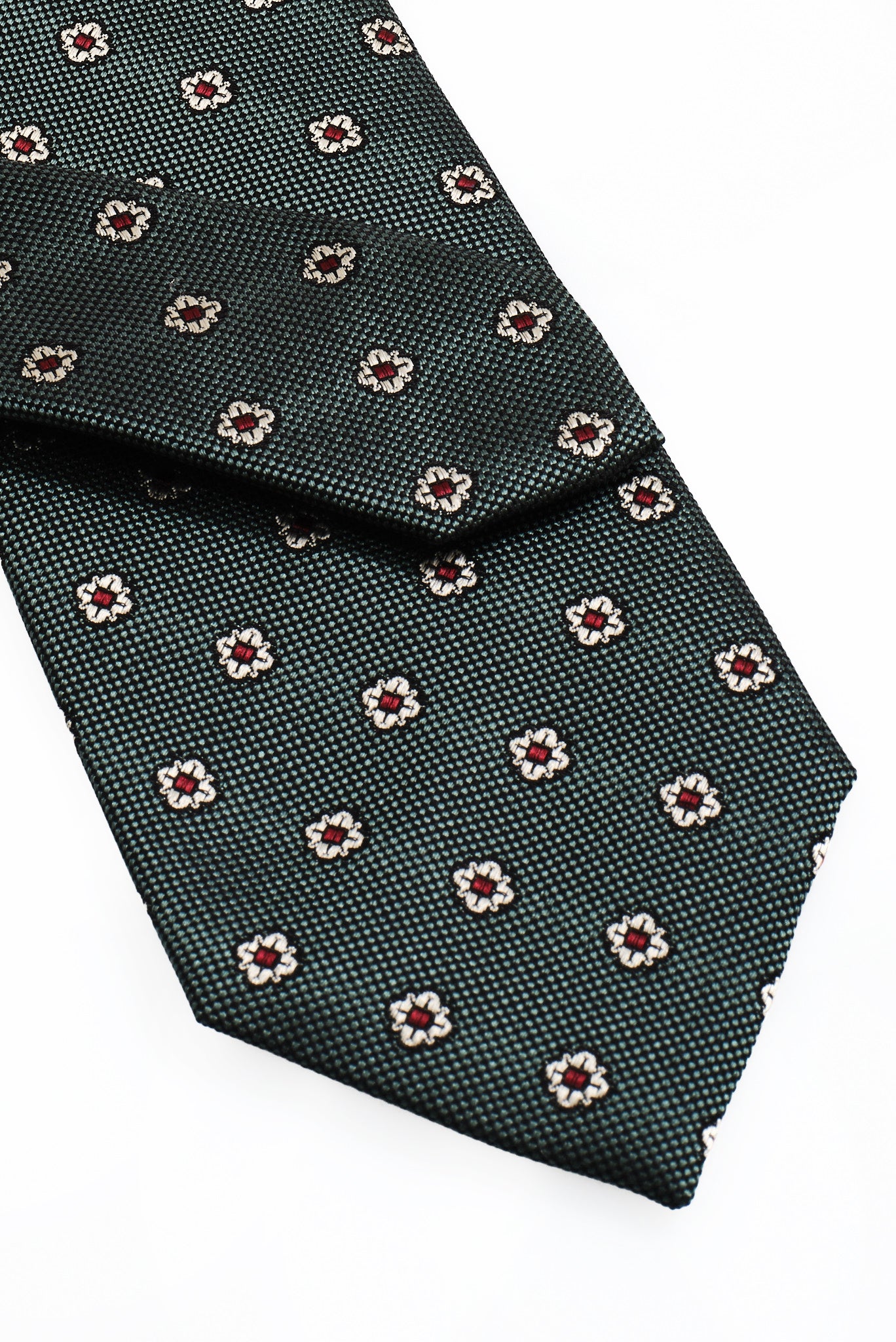 ΑΝΔΡΙΚΗ ΜΕΤΑΞΩΤΗ ΠΡΑΣΙΝΗ ΓΡΑΒΑΤΑ PORTOBELLO'S ΜΕ ΜΠΟΡΝΤΟ ΜΟΤΙΒΑ